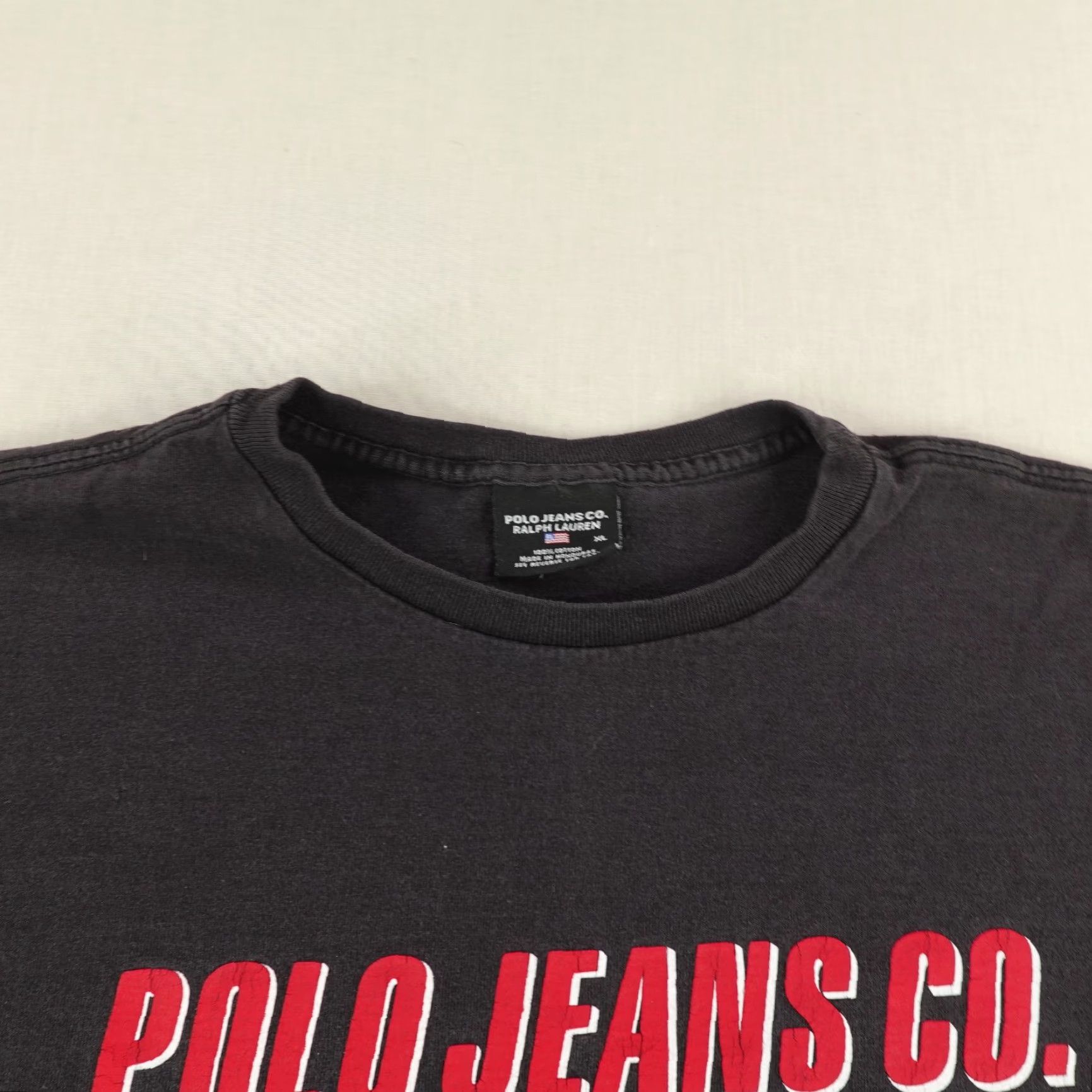 Ralph Lauren VINTAGE Ralph Lauren Graphic Print Shirt Mens XL Black Long Sleeve Crew Y2K Outdoor Size US XL / EU 56 / 4 - 2 Thumbnail