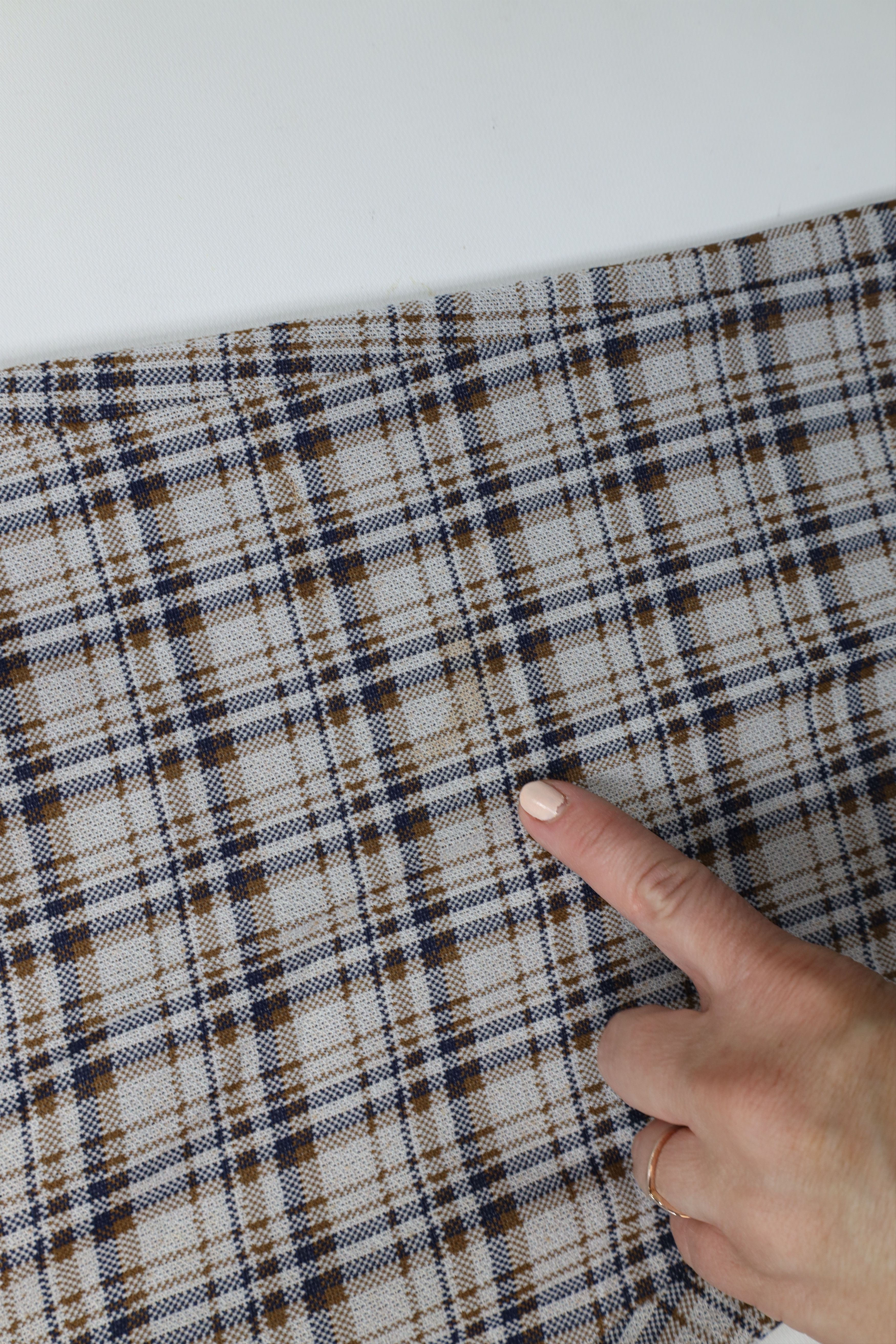 Vintage Vintage 60s 70s Streetwear Wide Leg Bell Bottoms Pants Plaid Size US 38 / EU 54 - 7 Thumbnail
