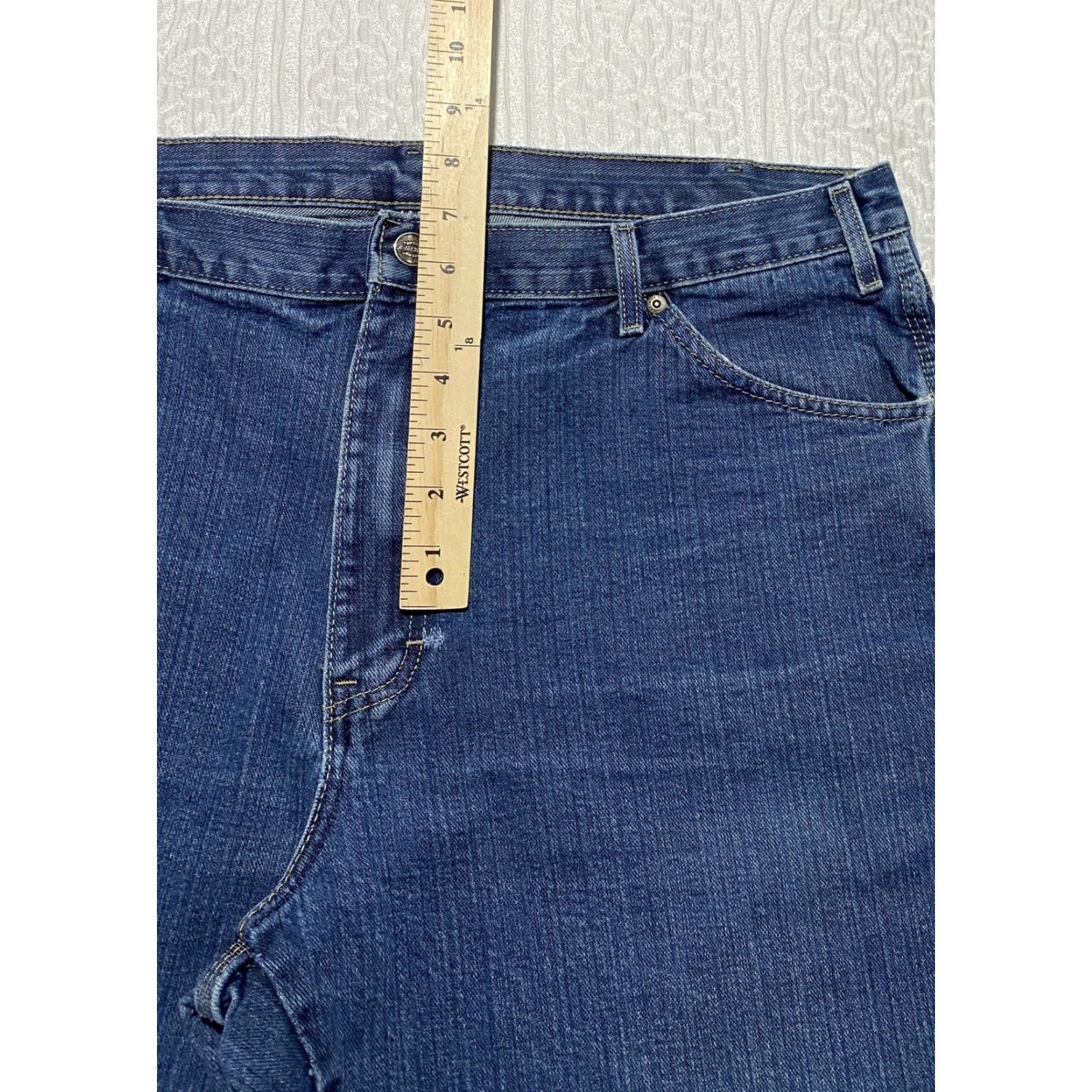 Dickies Dickies Carpenter Jeans Mens 38x28 Blue Relaxed Fit Workwear Hammer Loop Denim Jeans Mens Blue Dickies Carpenter Size US 38 / EU 54 - 2 Thumbnail