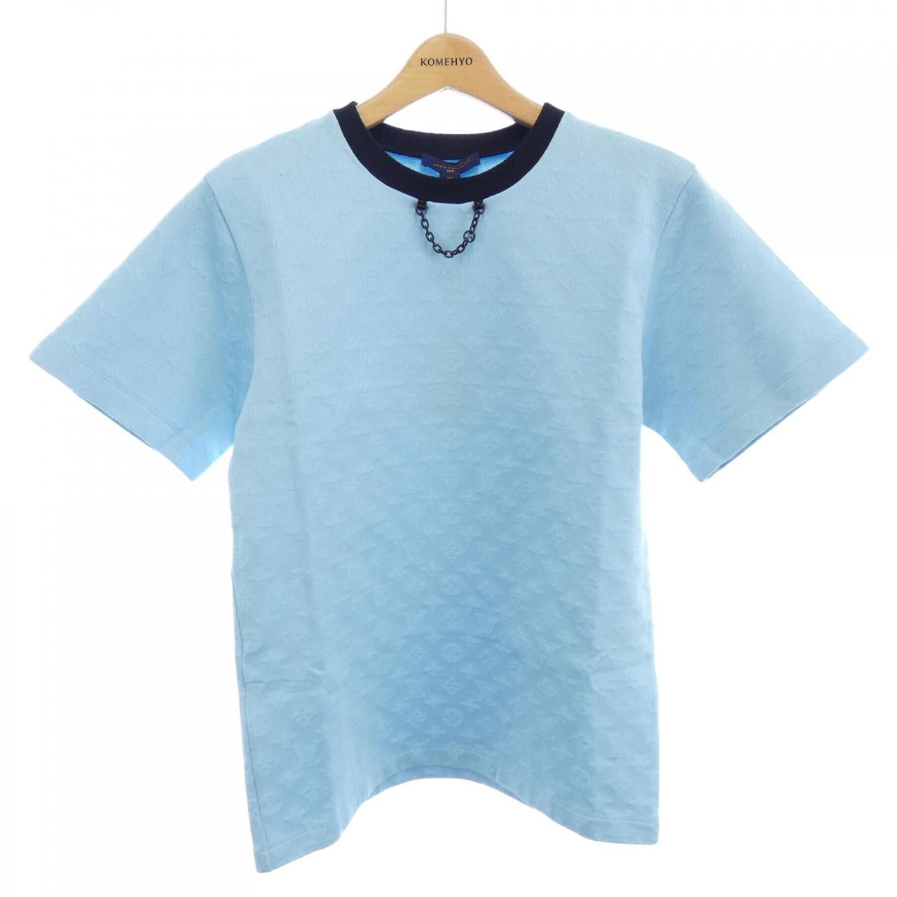 Louis Vuitton Louis Vuitton Louis Vuitton Monogram Jacquard T Shirt Textile T-Shirts FRTS21LEU DUTY FREE for USA Size ONE SIZE - 1 Thumbnail