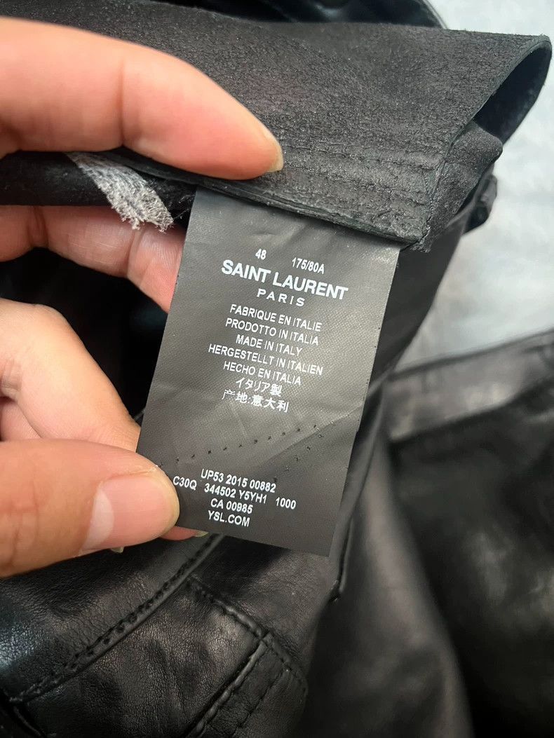 Saint Laurent Paris Saint Laurent Paris Cowhide basic leather pants-2506 Size US 32 / EU 48 - 4 Thumbnail