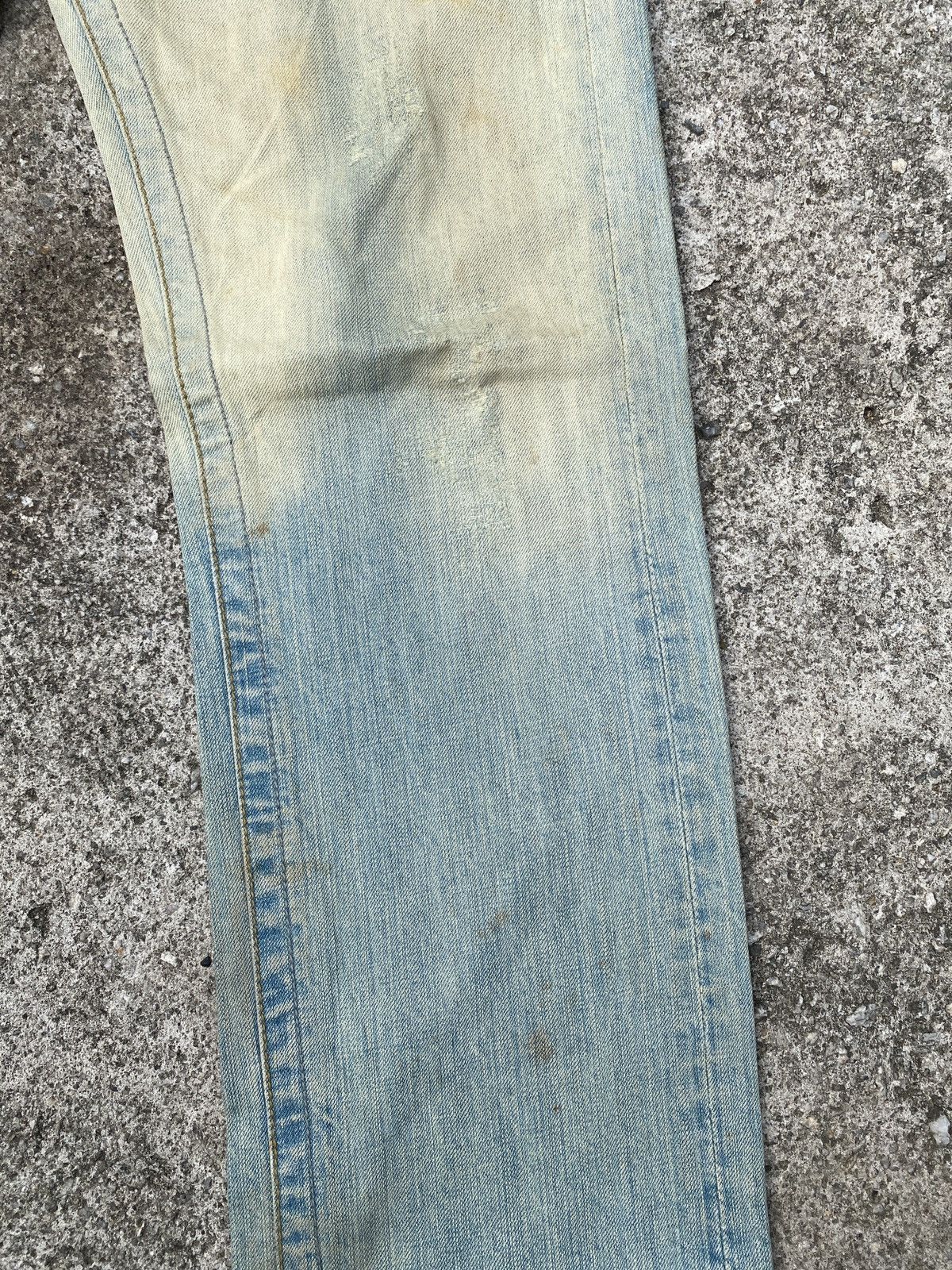 Army Of Me × Japanese Brand Army Of No Distressed Rusty Faded Blue Jeans Size US 31 - 7 Thumbnail