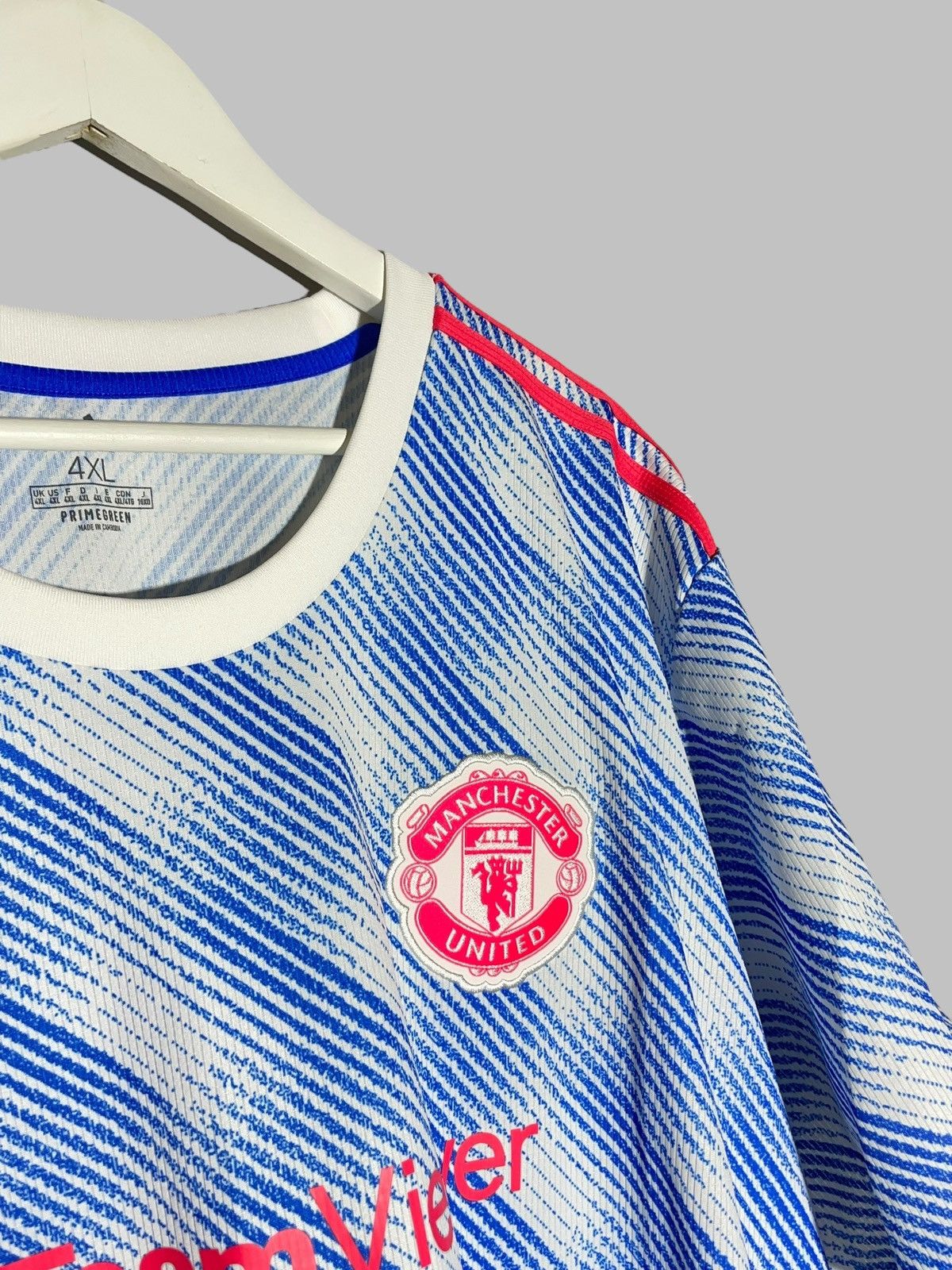 Adidas Manchester United Adidas 2021/22 Away Football Shirt Size US XXL / EU 58 / 5 - 6 Thumbnail