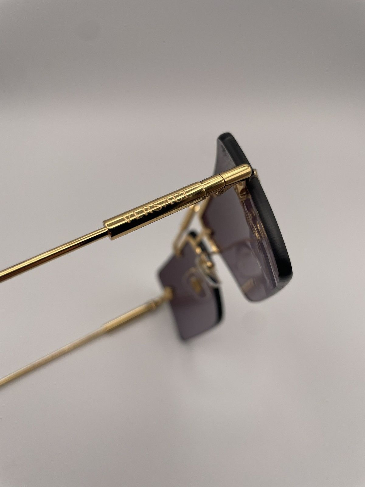 Versace Versace Frameless Sunglasses Size ONE SIZE - 7 Thumbnail