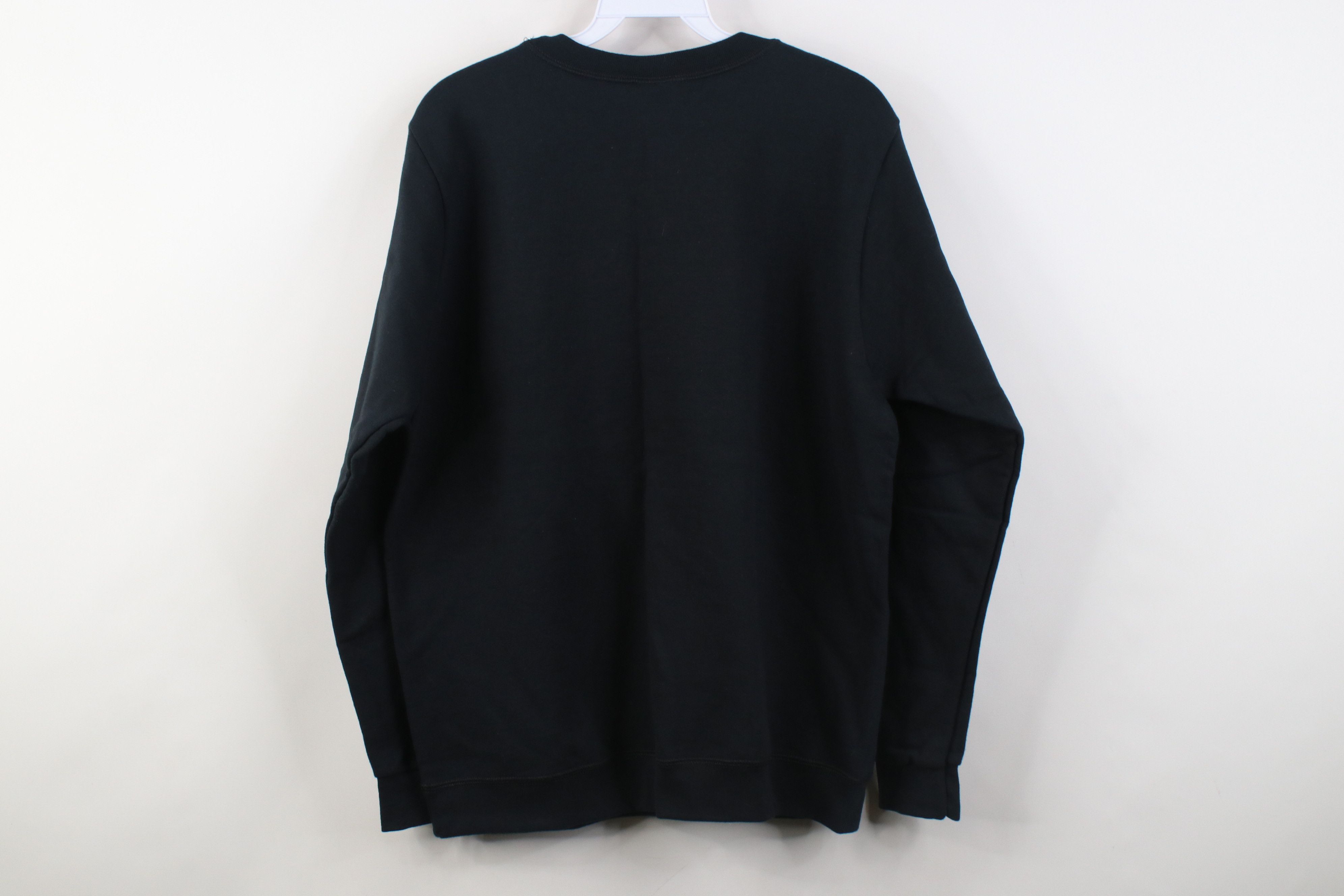 Vintage Vintage Y2K Streetwear Blank Heavy Crewneck Sweatshirt Black Size M / US 6-8 / IT 42-44 - 8 Thumbnail