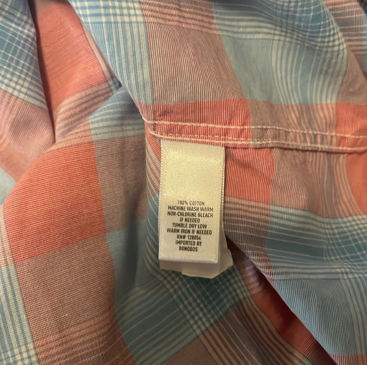 Bonobos Bonobos Pink & Blue Button Down Shirt, Size Medium Size US M / EU 48-50 / 2 - 7 Thumbnail