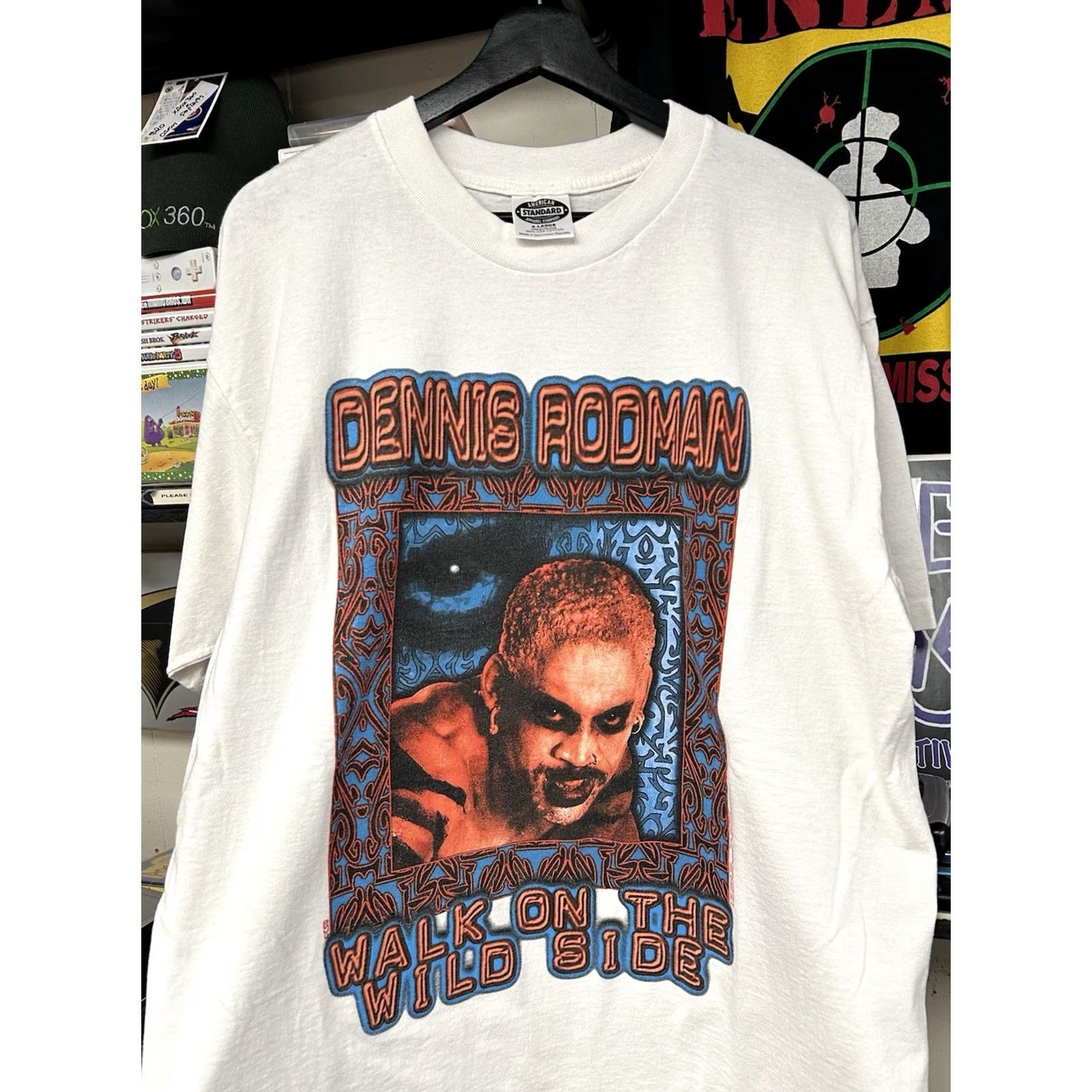 Vintage VINTAGE Dennis Rodman Walk On The Wild Side Book Promo Shirt XL 1997 Rare Bulls Size US XL / EU 56 / 4 - 2 Thumbnail