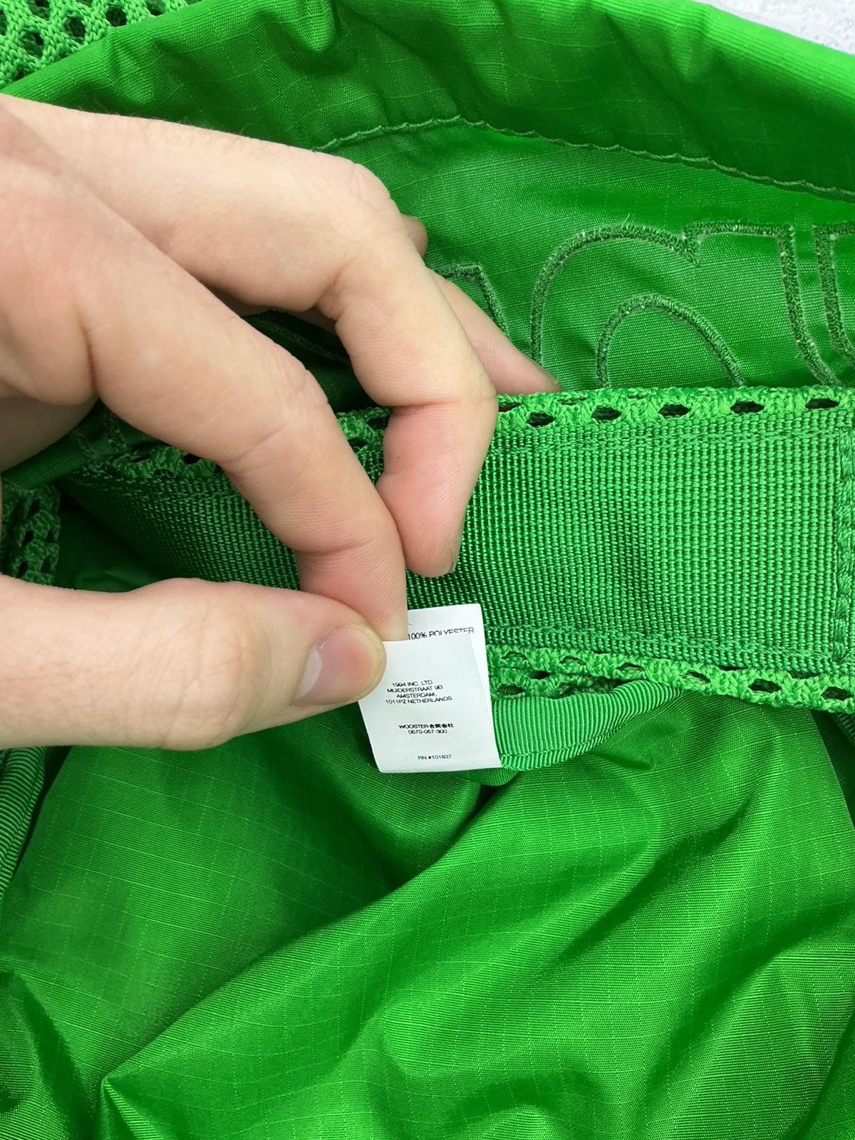 Supreme Supreme Mesh Box Logo Backpack Green Size ONE SIZE - 14 Thumbnail