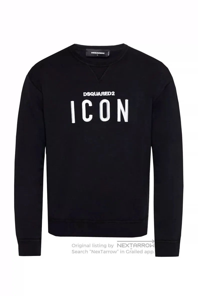 Dsquared2 DSQUARED2 Icon Logo Black Sweatshirt. Size US M / EU 48-50 / 2 - 1 Thumbnail