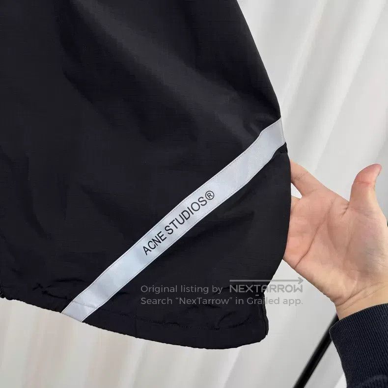 Acne Studios Acne Studios 25ss reflective stripe letter zipper jacket Size US S / EU 44-46 / 1 - 5 Thumbnail