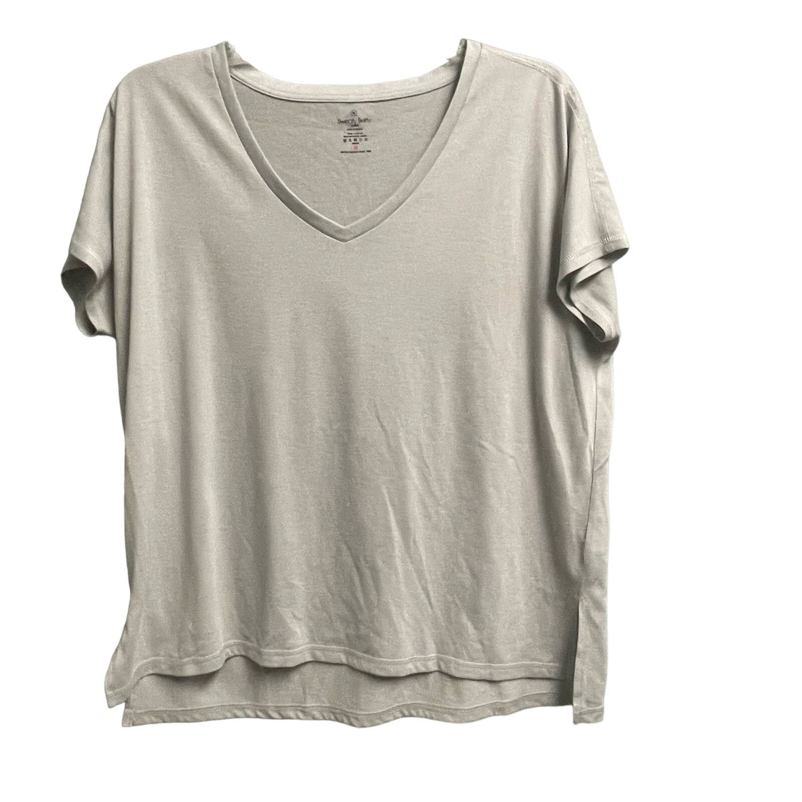 Sweaty Betty Sweaty Betty V-Neck Size Medium Tee T-Shirt Athleisure Gray Size M / US 6-8 / IT 42-44 - 1 Thumbnail