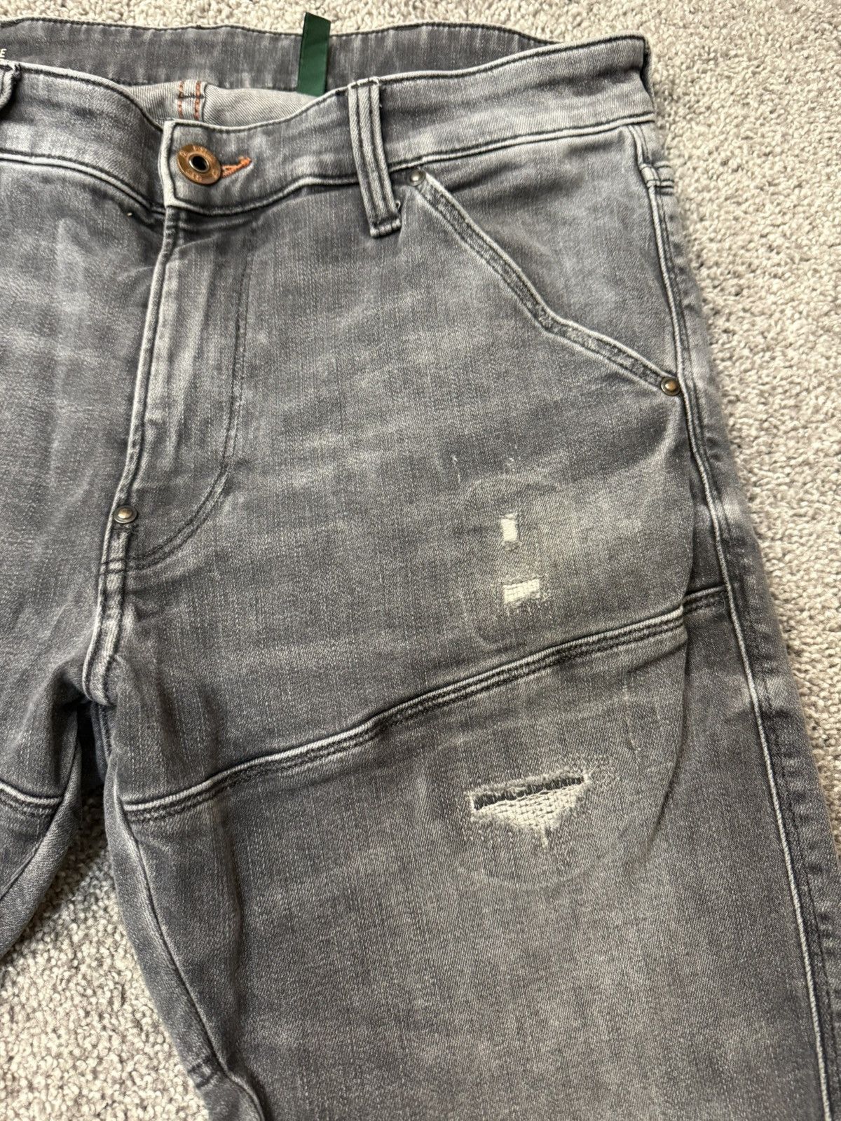 G-Star 5620 3D Zip Knee Jeans Size US 32 / EU 48 - 4 Thumbnail