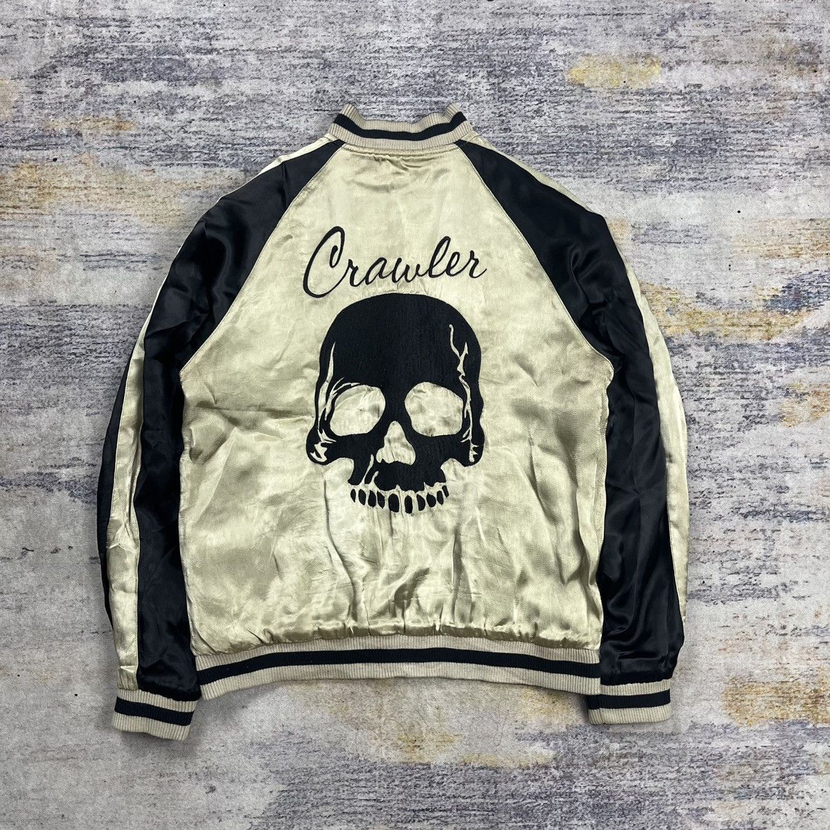 Kapital Back street crawler skeleton rayon souvenir sukajan jacket Size US M / EU 48-50 / 2 - 4 Thumbnail