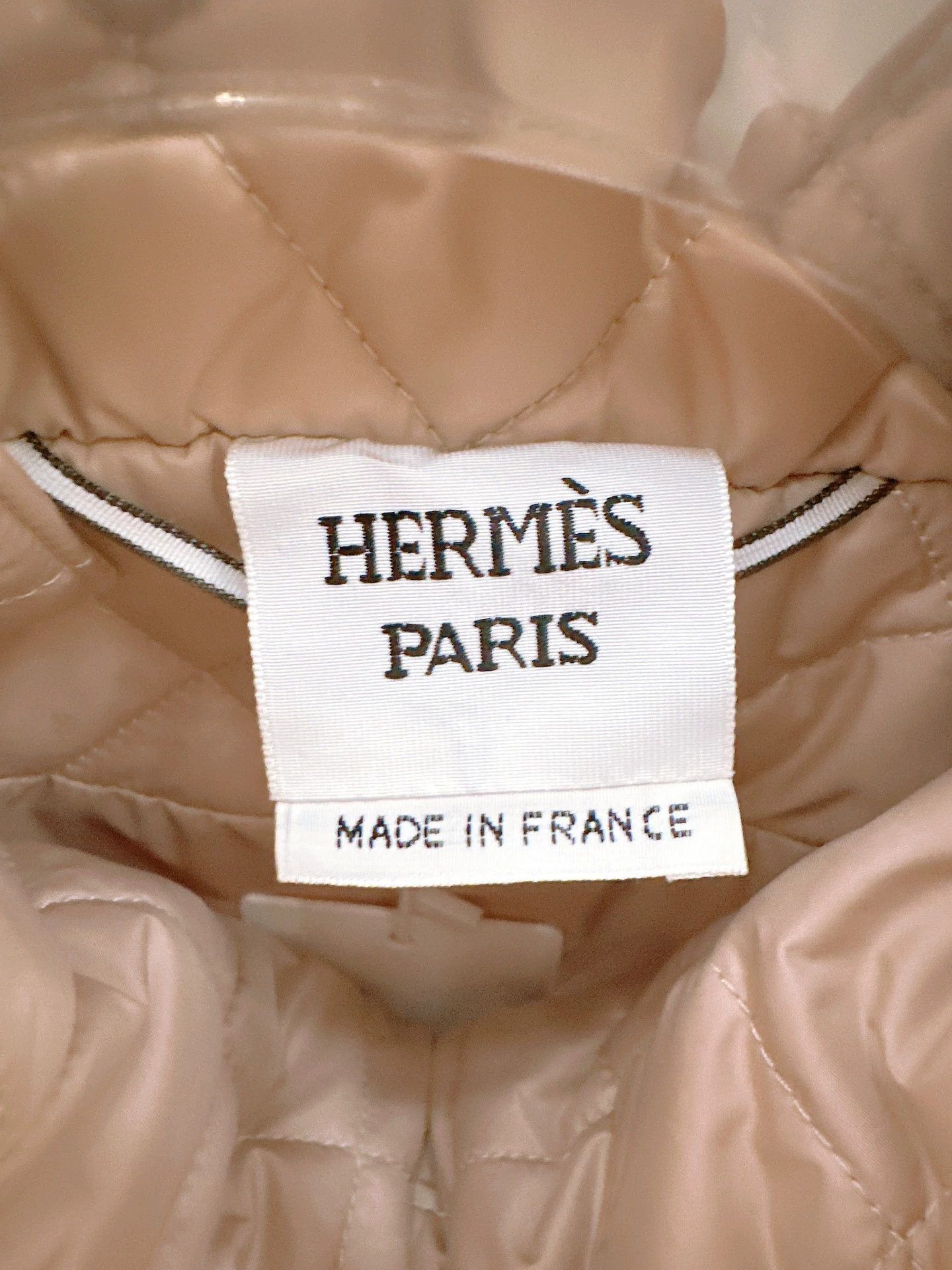Hermes New HERMES 2023 Khaki Quilted Puffer Jacket 38 Size S / US 4 / IT 40 - 3 Thumbnail