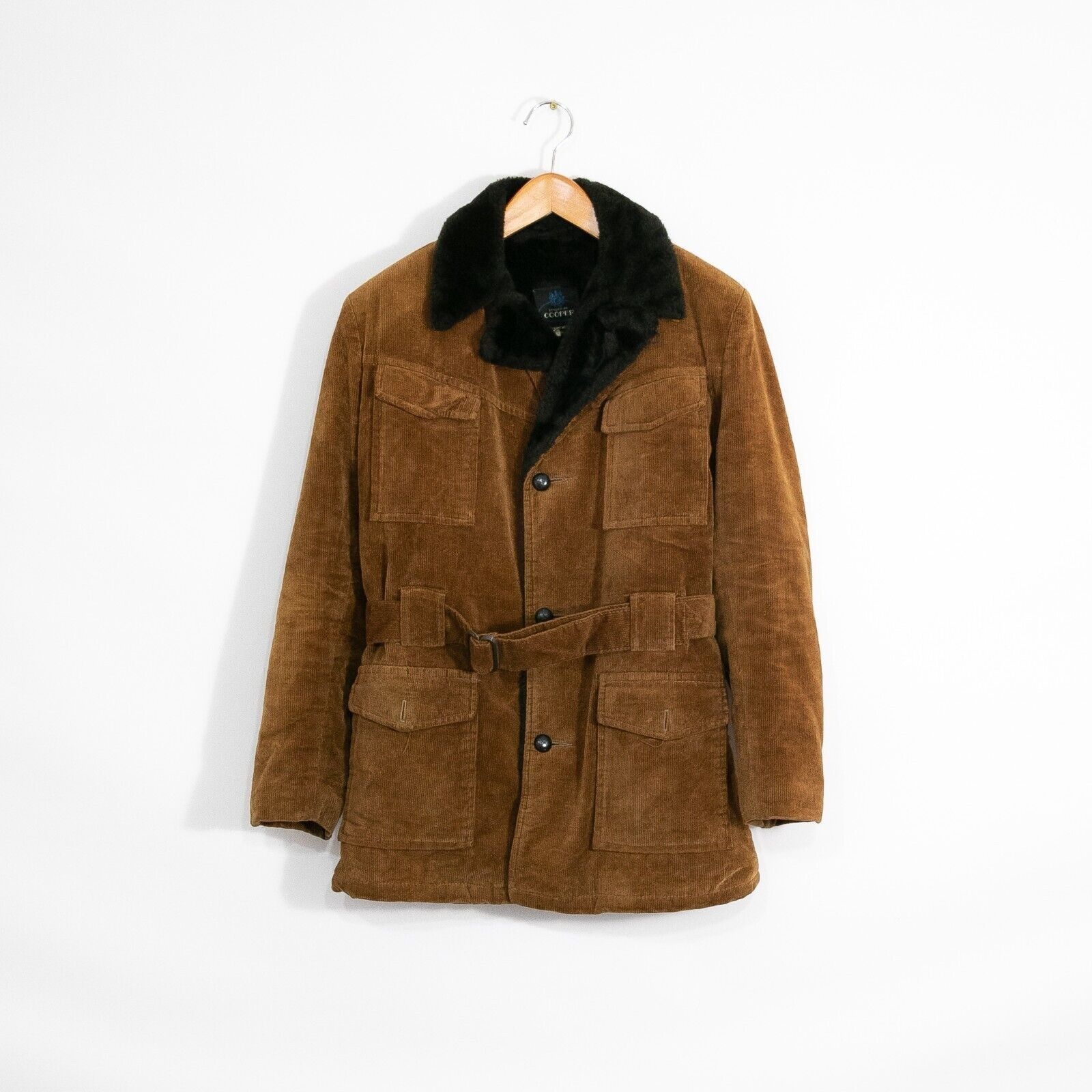 Cooper × Vintage Vintage Cooper Corduroy Rancher Coat Mens 42 Western Retro Size US L / EU 52-54 / 3 - 1 Thumbnail