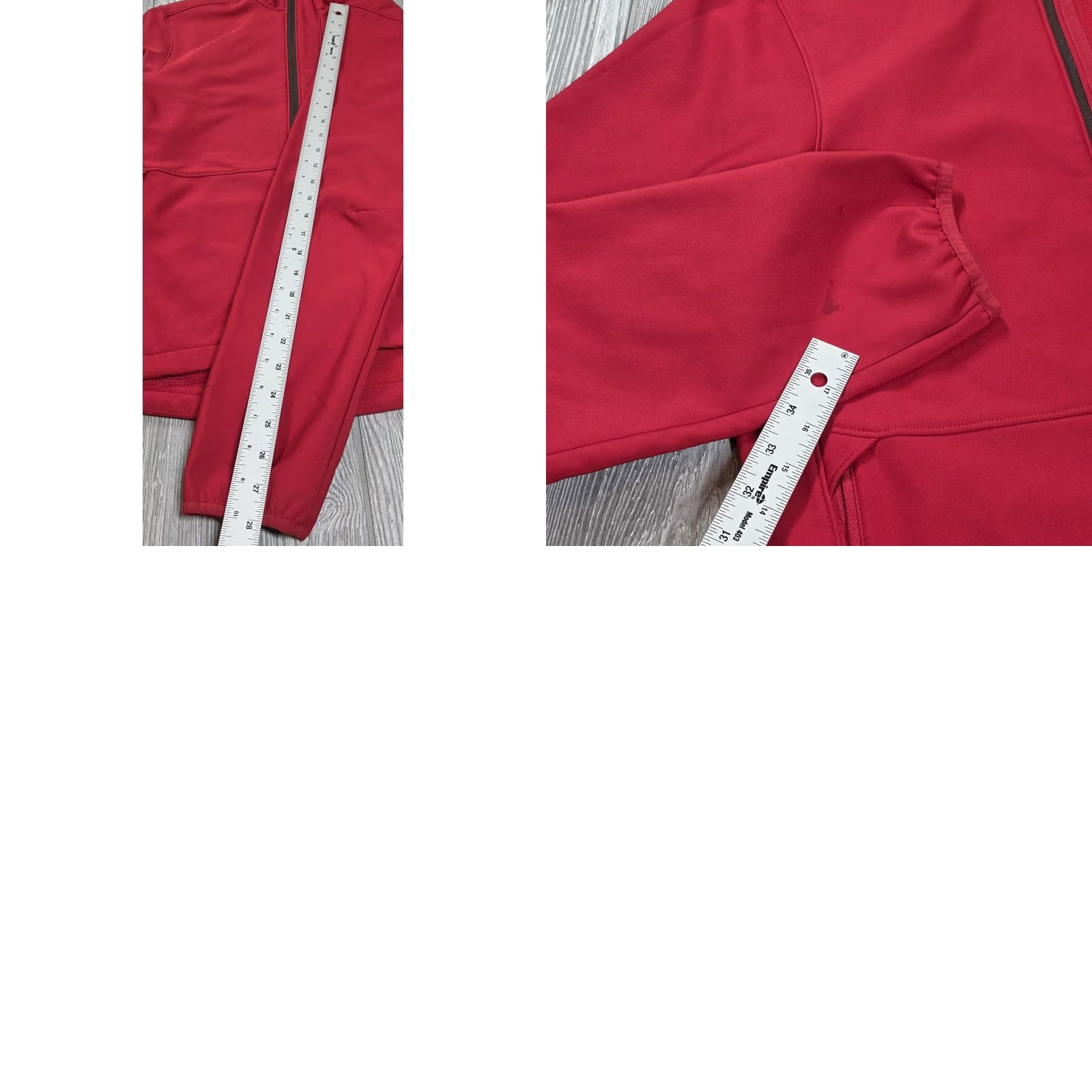 Nike ACG NIKE ACG Full Zip Soft Shell Jacket Red Black Mens M Drawstring Y2k Rare Vintage Nike ACG Jacket Size US M / EU 48-50 / 2 - 11 Thumbnail