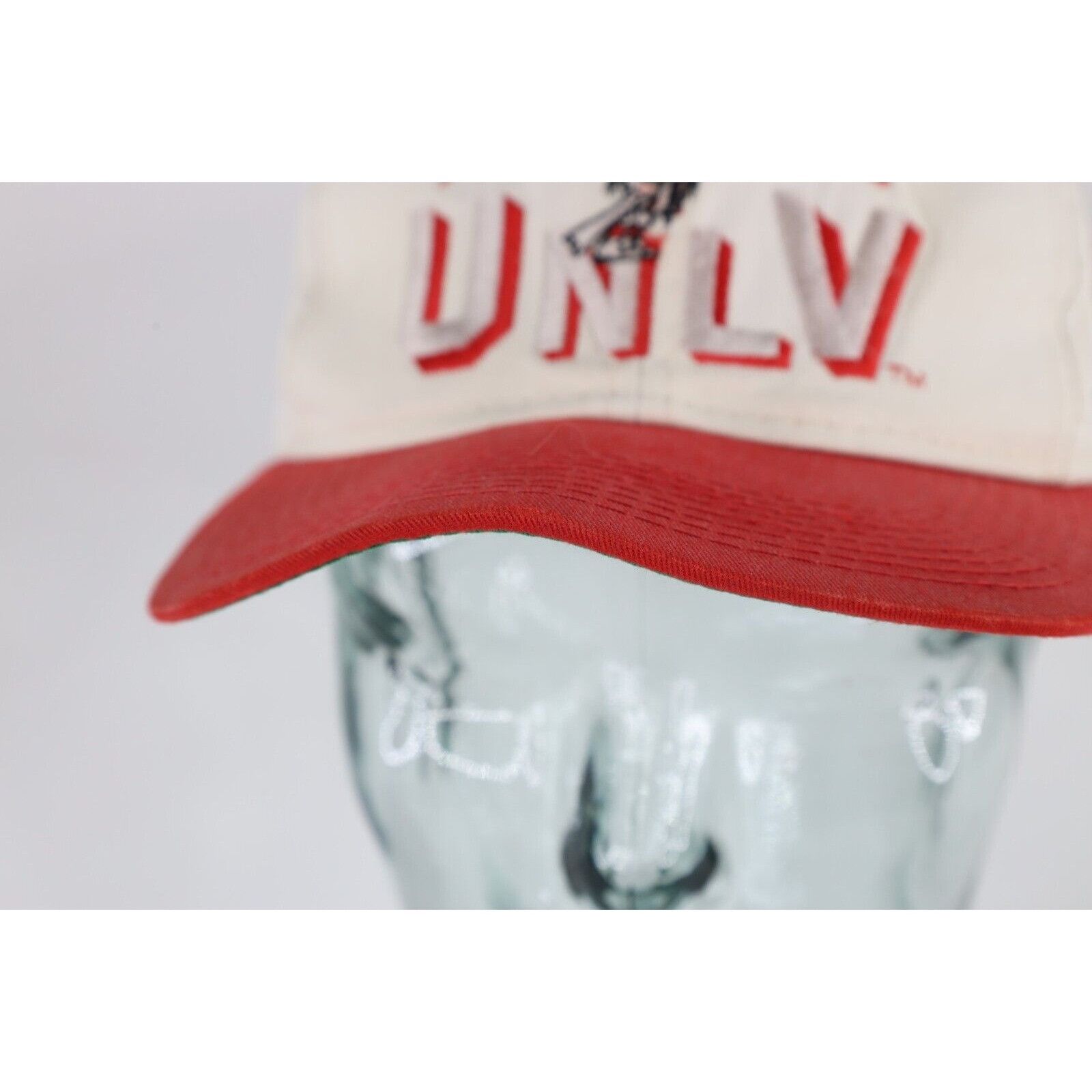 Vintage Vintage 90s Distressed UNLV Running Rebels Snapback Hat Size ONE SIZE - 4 Thumbnail