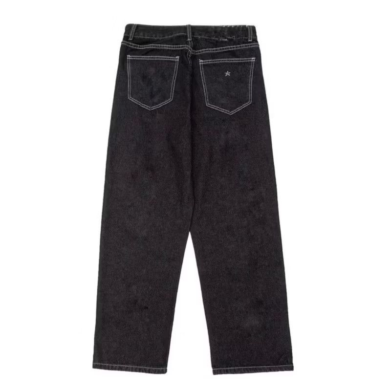 Japanese Brand Blue colour Japanese inspired streetwear jeans Size US 35 - 3 Thumbnail