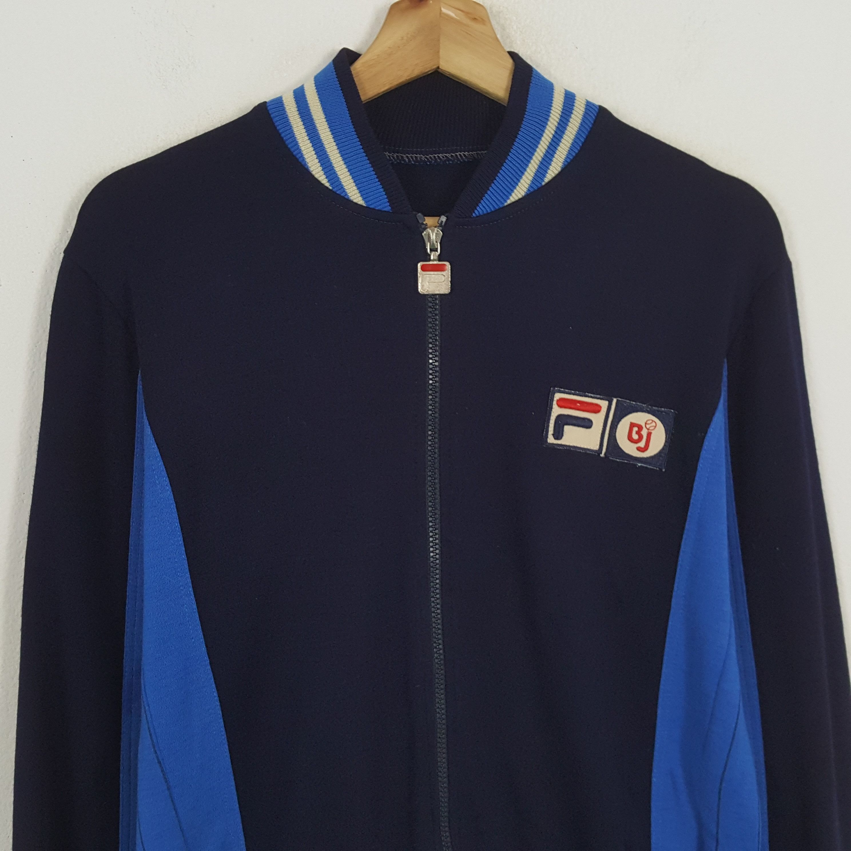 Bjorn Borg × Fila × Vintage Vintage FILA BJORN BORG Tennis Lagend Sweater Jacket Size US M / EU 48-50 / 2 - 2 Thumbnail