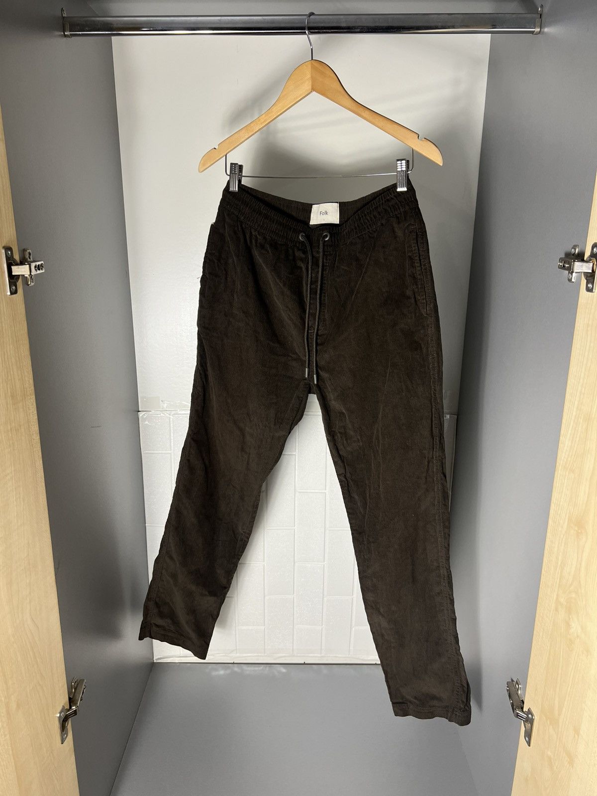 Folk × Japanese Brand VERY RARE FOLK VELVET DESIGNER CHINO PANTS CASUAL Y2K 90s Size US 30 / EU 46 - 5 Thumbnail