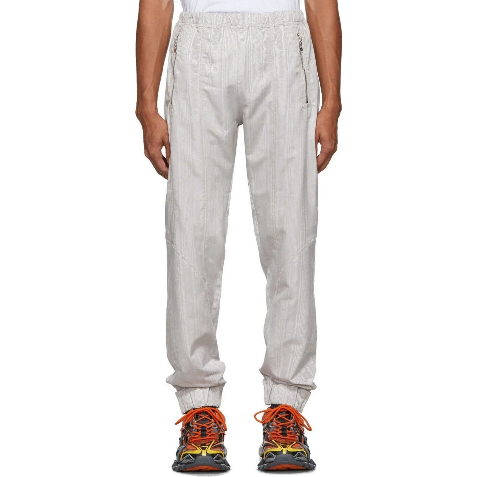 Marine Serre FW19 Marine Serre Radiation Space Grey Moire Trousers Size S Size US 32 / EU 48 - 9 Thumbnail