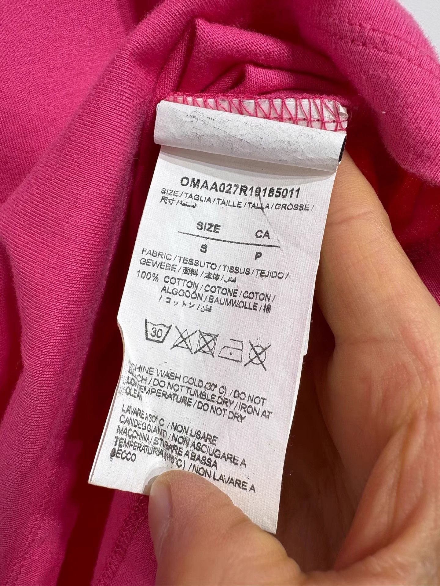 Off-White Off-white OW Men's Short Sleeve K29 Size US S / EU 44-46 / 1 - 5 Thumbnail