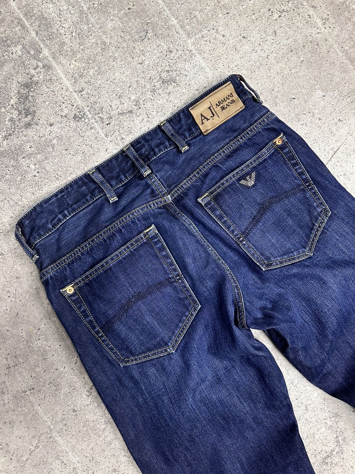 Armani Armani denim pants Y2K Dolce Gabbana style Rare Cargo japan Size US 29 - 13 Thumbnail