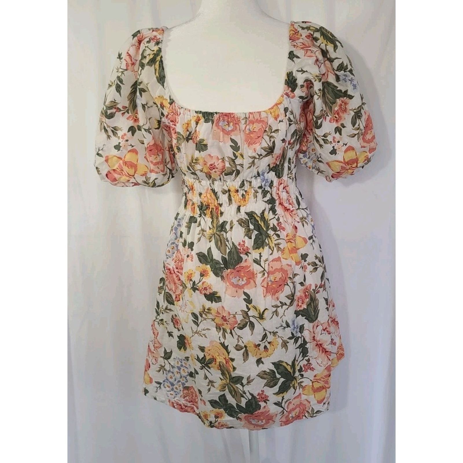 FAITHFULL Faithful the Brand Women's Nikoleta Teatro Mini Dress US 4 Size S / US 4 / IT 40 - 6 Thumbnail