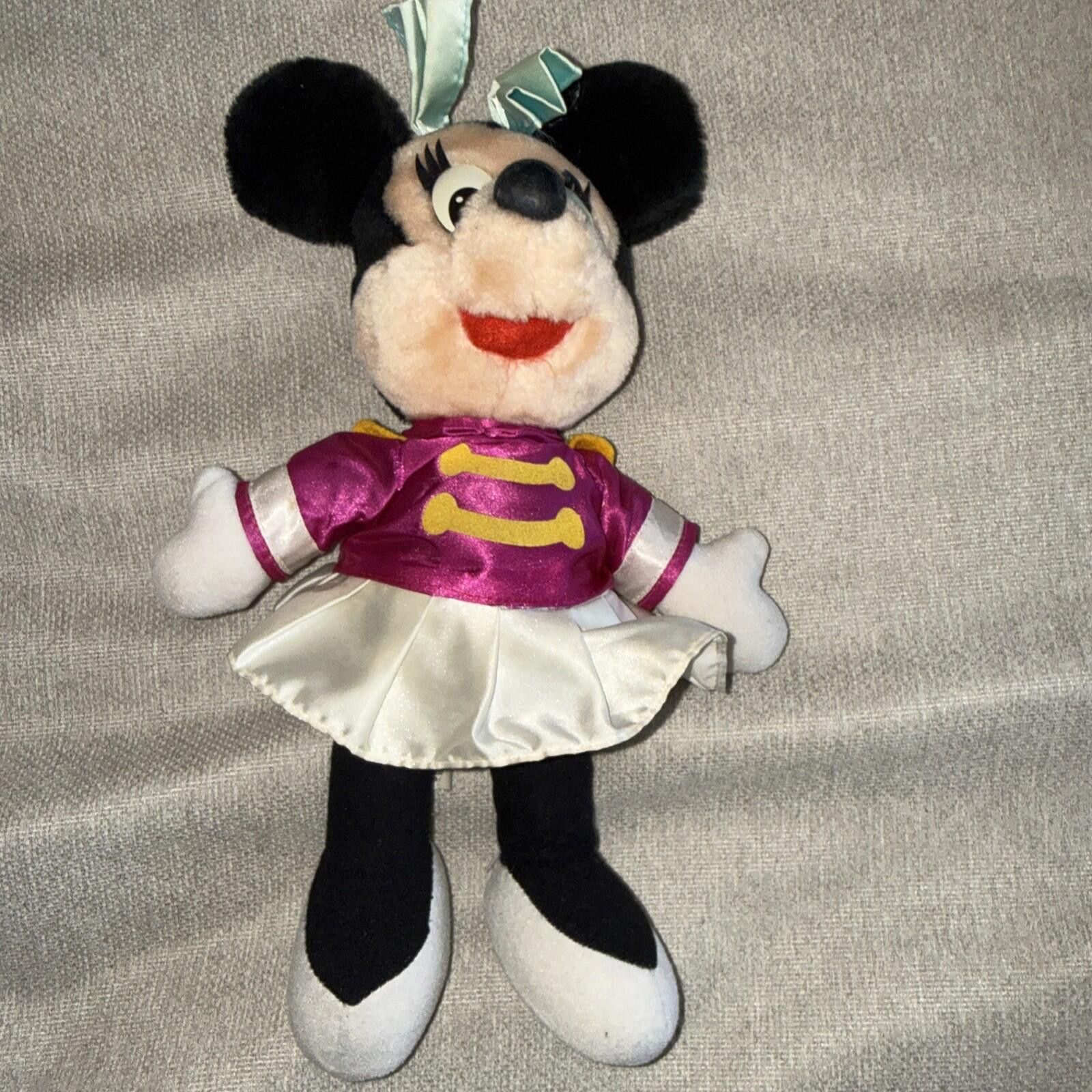 Disney Minnie Drum Major Marching Band Walt Disney World Plush Vtg Size ONE SIZE - 5 Thumbnail