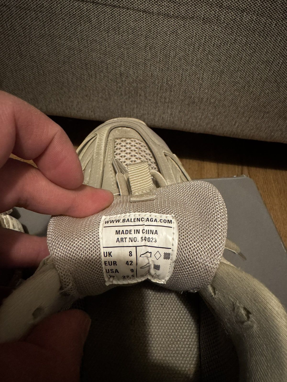 Balenciaga Balenciaga track sneaker faded beige size 42 Size US 9 / EU 42 - 3 Thumbnail