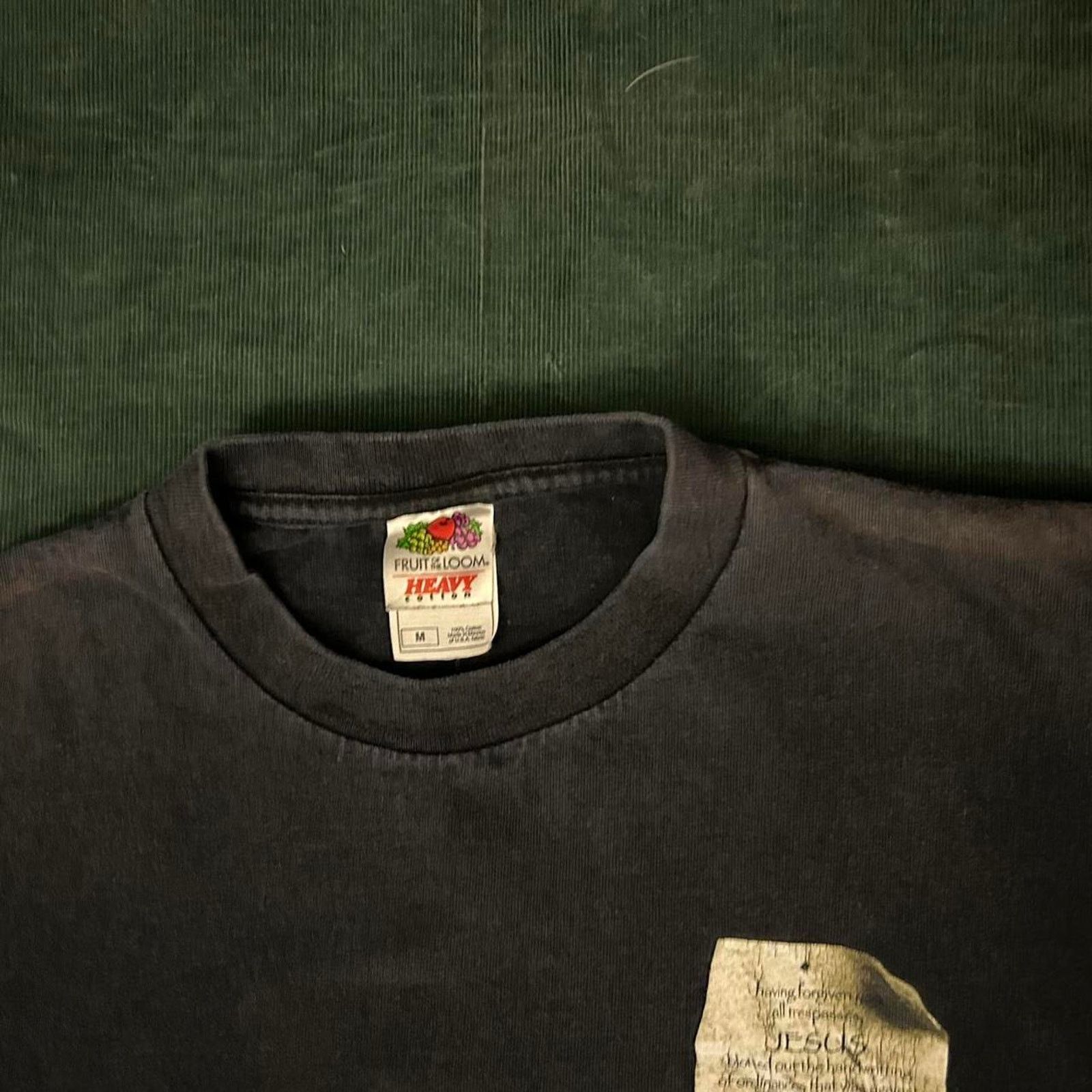 Fruit Of The Loom Vintage jesus scripture t shirt Size US M / EU 48-50 / 2 - 3 Thumbnail