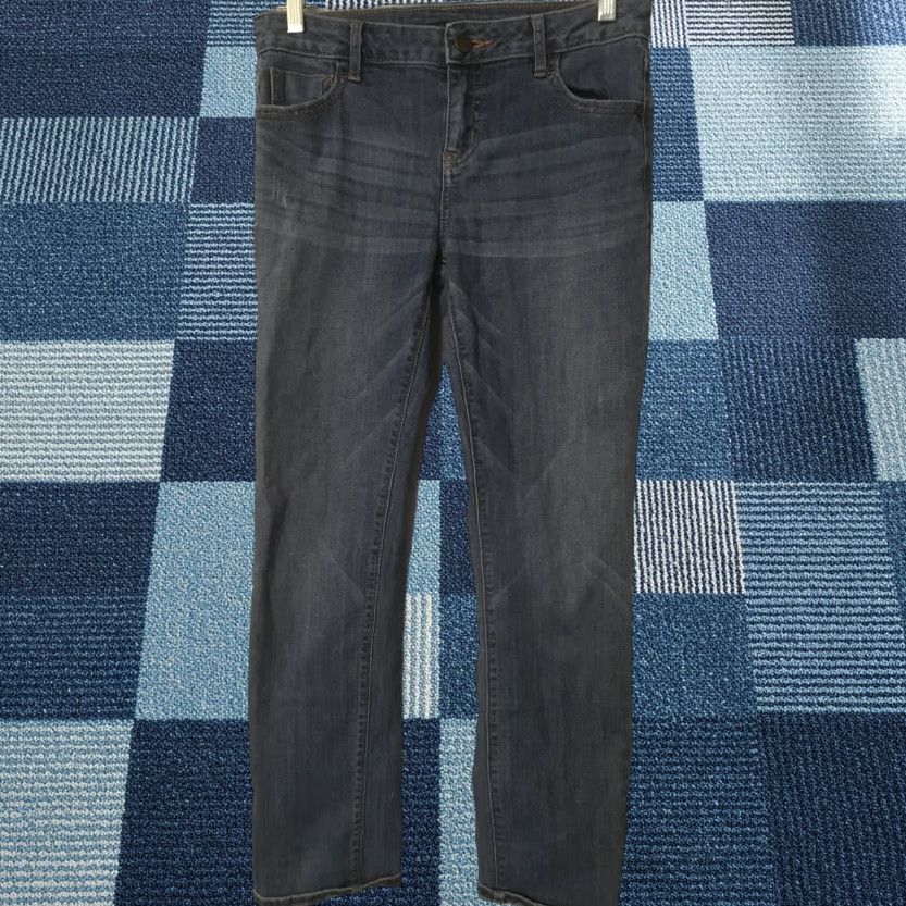 Vintage Simply Vera Vera Wang Jeans Women's Size 4 Blue Cotton Blend Denim Straight Leg Comfort Regular Size 27" / US 4 / IT 40 - 1 Thumbnail