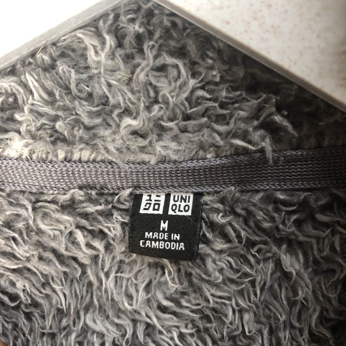 Japanese Brand × Vintage Uniqlo fleece vintage Grey Mohair Sweather #7487 Size M / US 6-8 / IT 42-44 - 9 Thumbnail