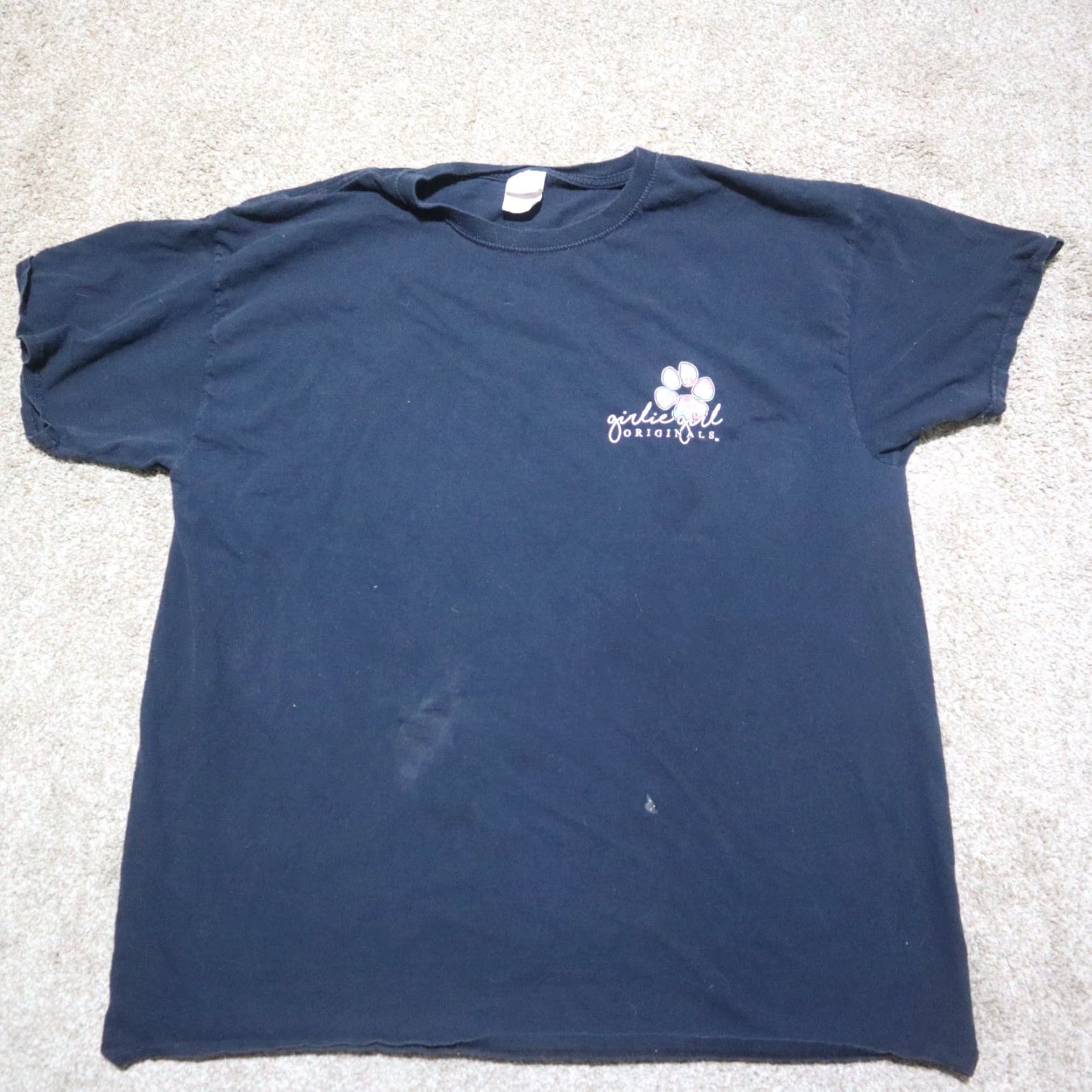 Vintage Girly Girl "My Dog Is Cuter Than Yours" Tee T-Shirt Short Sleeve Adult Womens XL Shirt Womens XL Blue Size XL / US 12-14 / IT 48-50 - 2 Thumbnail