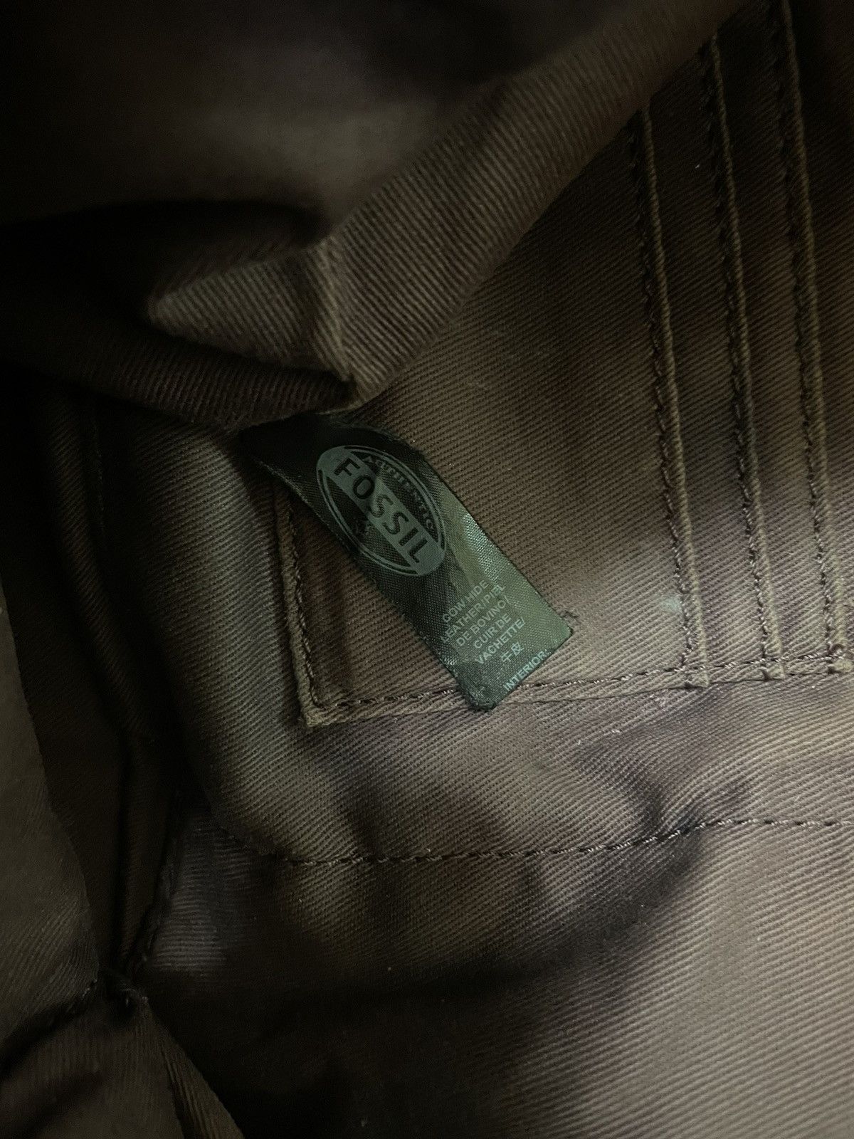 Fossil × Genuine Leather × Vintage Vintage Fossil Leather Tote Bag Size ONE SIZE - 7 Thumbnail