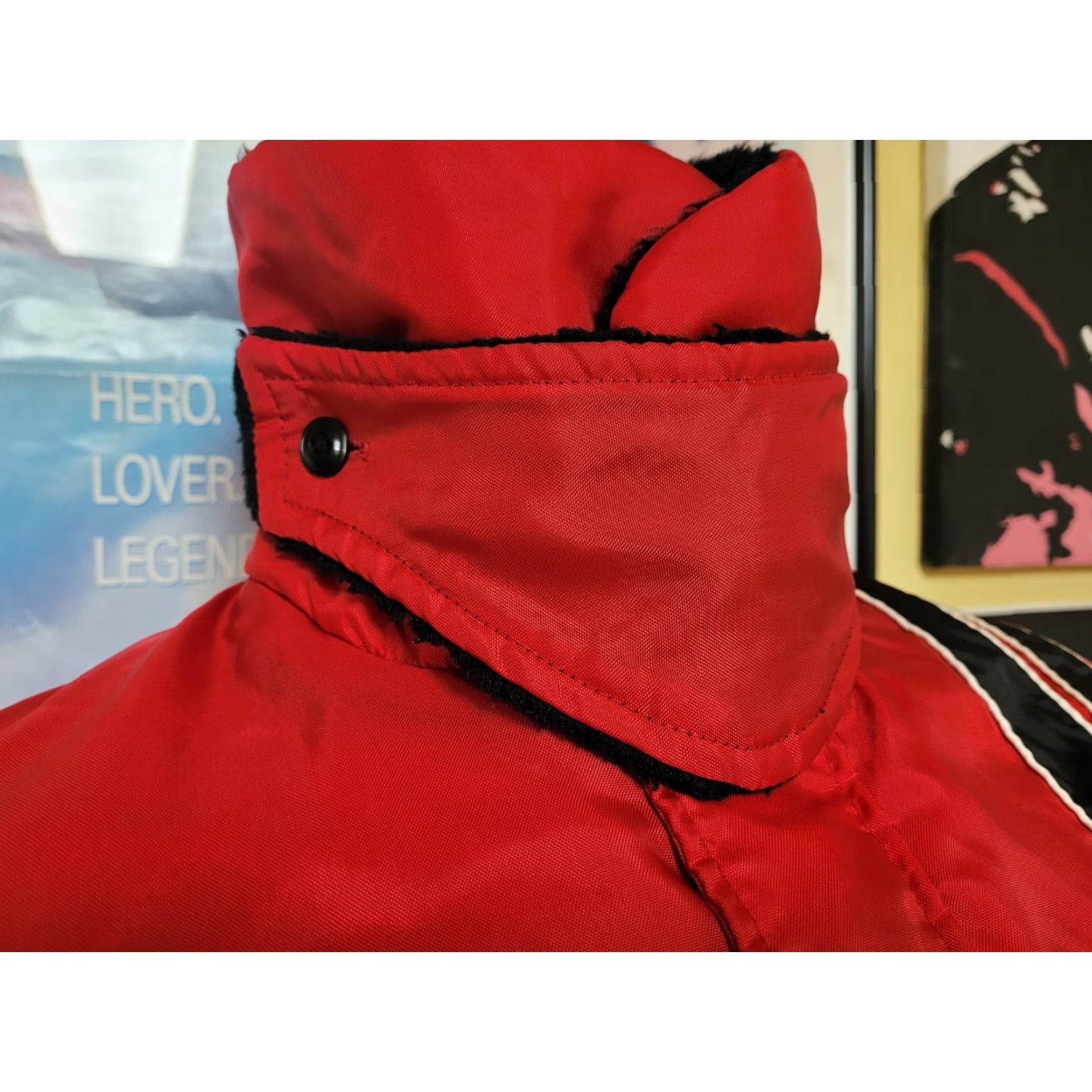 Walls VINTAGE Walls Blizzard Pruf Insulated Snowmobile Jacket Coat Medium Red Nylon Zip - Unisex Adults Parka 80s WTG Size US M / EU 48-50 / 2 - 7 Thumbnail
