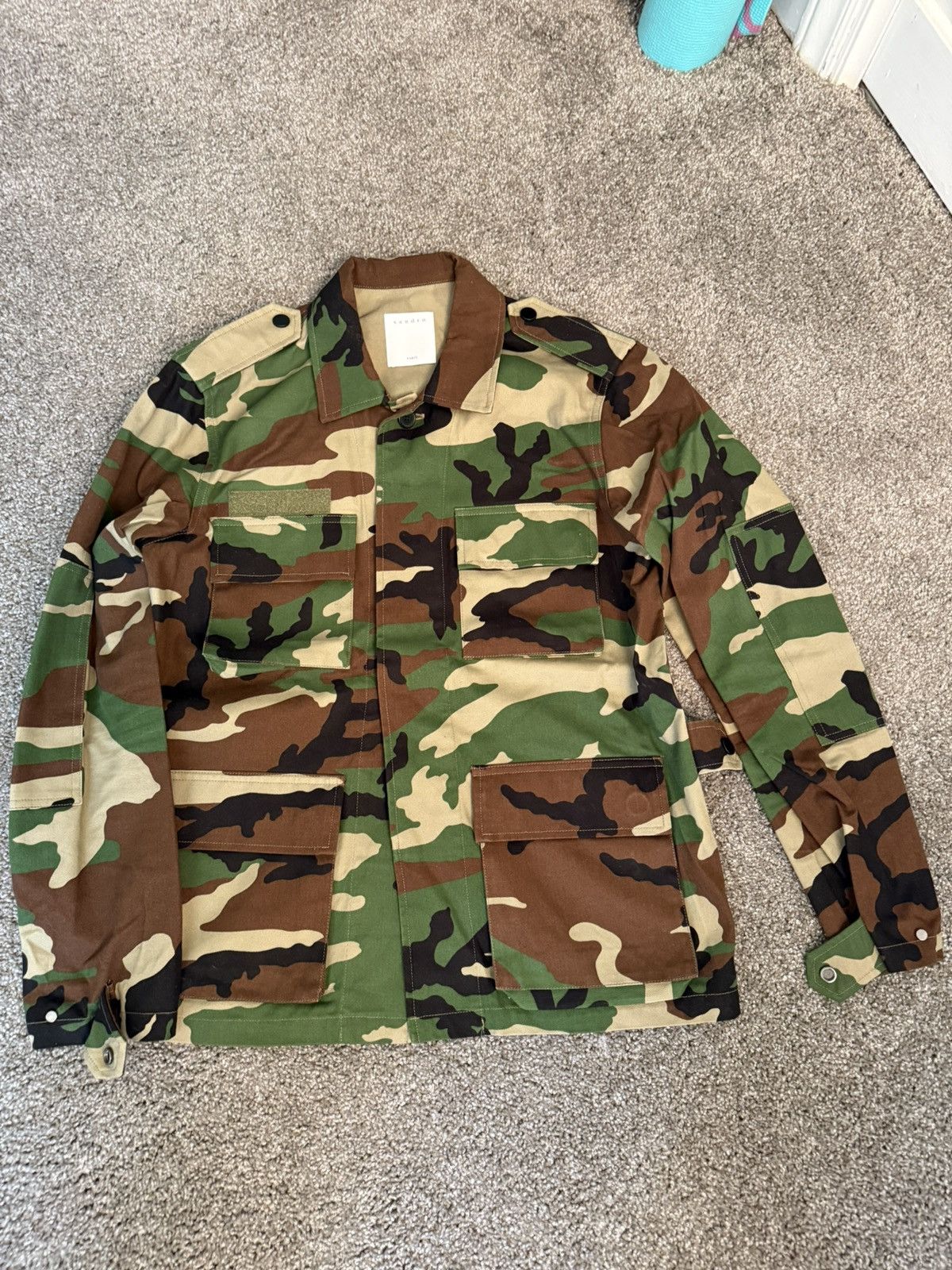 Sandro Sando Paris Camo Utility Jacket Size US L / EU 52-54 / 3 - 1 Thumbnail