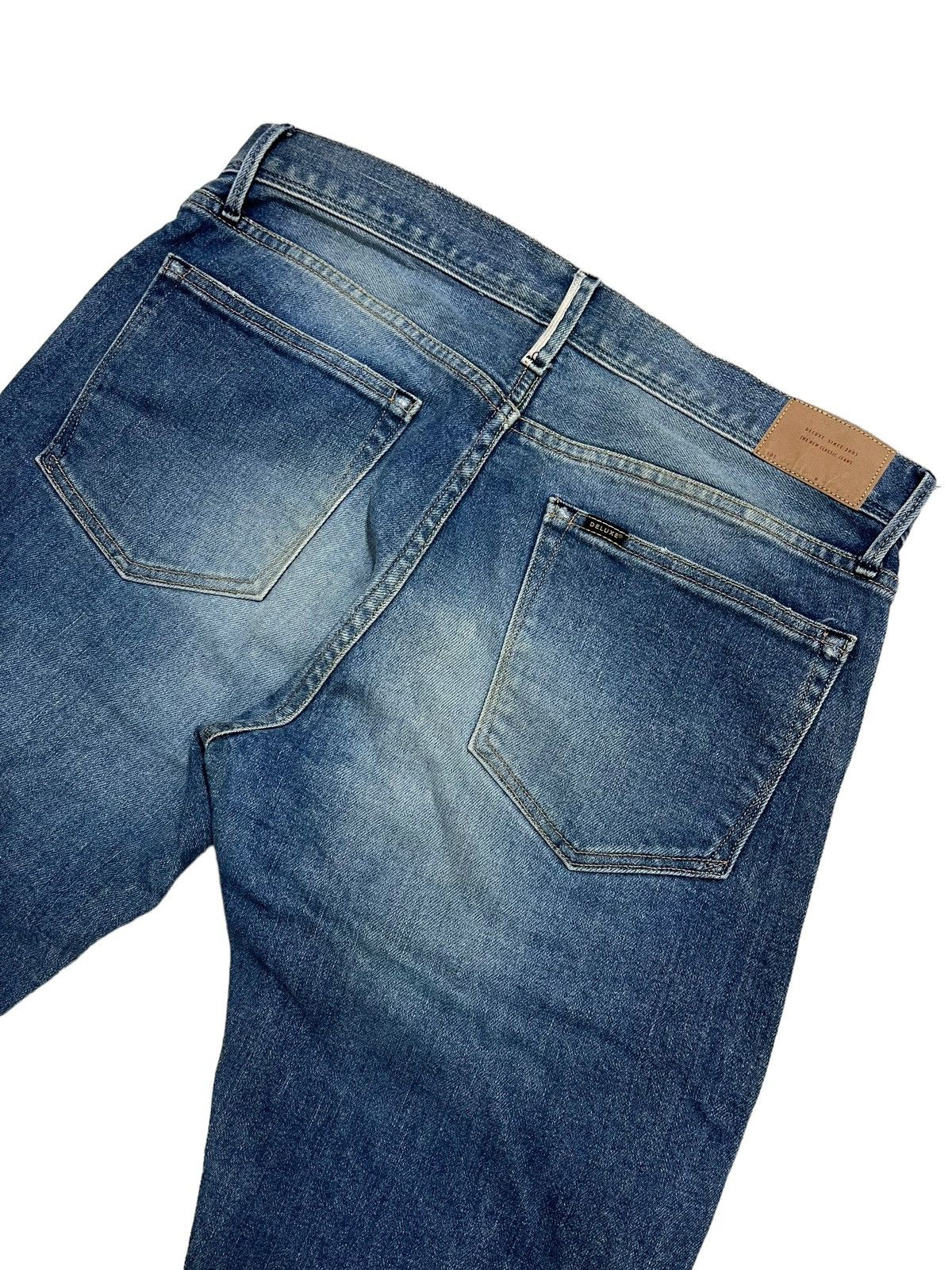 DELUXE × Japanese Brand × Vintage DELUXE JAPANESE BRAND DISTRESS DESIGN JEANS Size US 33 - 4 Thumbnail