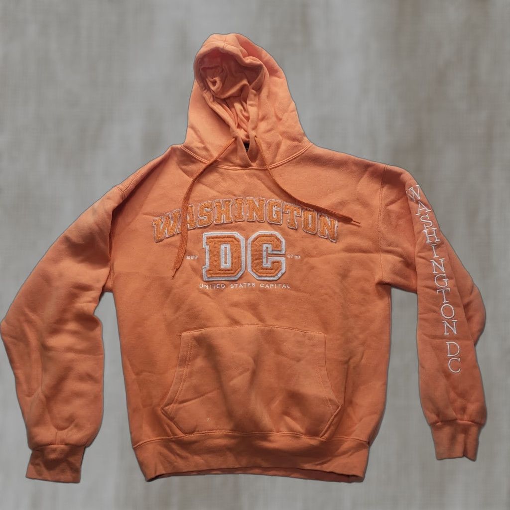 Logo 7 DC Hoodies Pullover Adult L Orange Logo Shirt Size US L / EU 52-54 / 3 - 1 Thumbnail