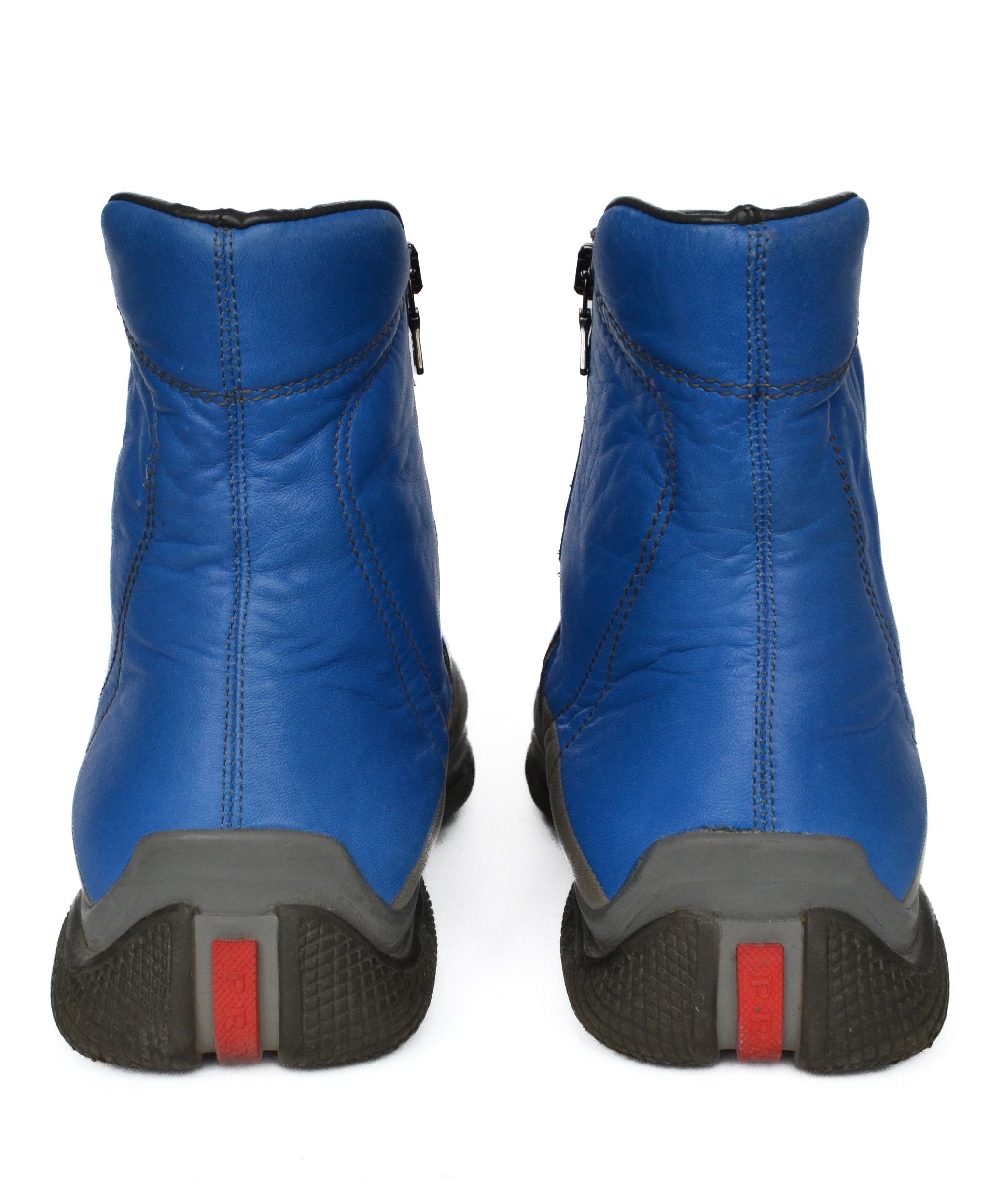 Prada PRADA Boots Vintage Leather Astro Blue Grey 1999 Shoes Size US 8 / EU 41 - 7 Thumbnail