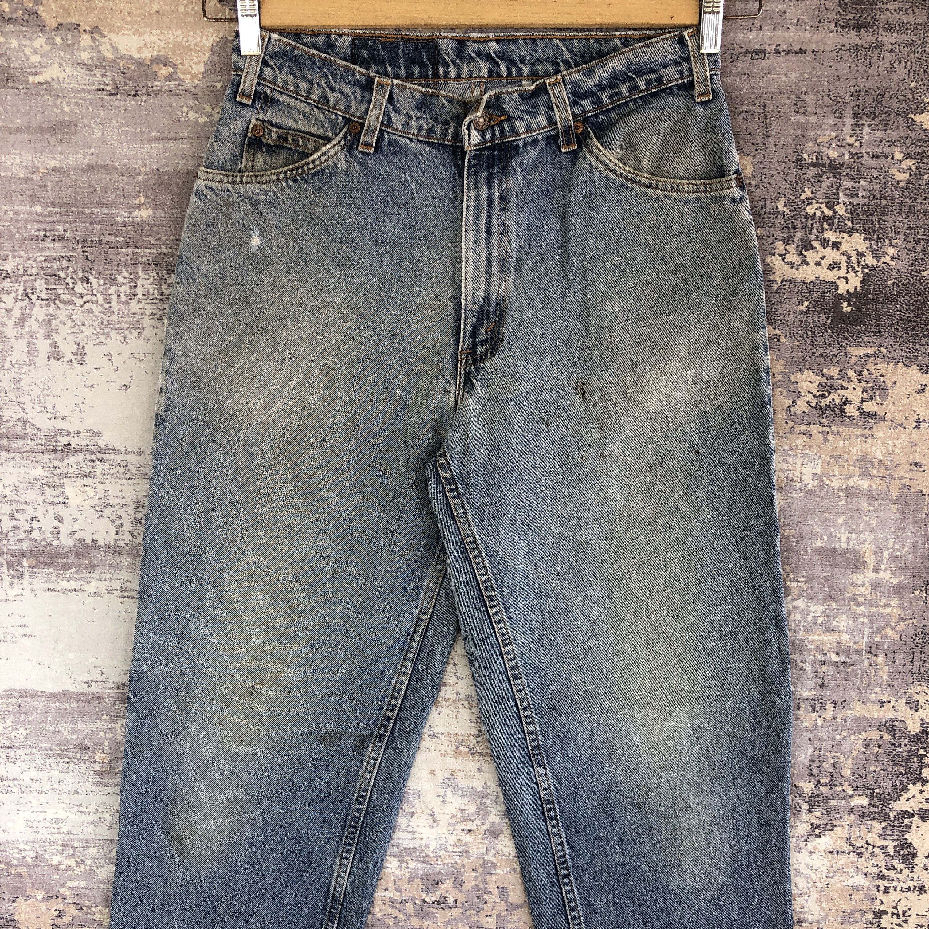 Levi's Vintage Levis 560 Jeans Distressed Orange Tab Levis Denim Size US 30 / EU 46 - 3 Thumbnail