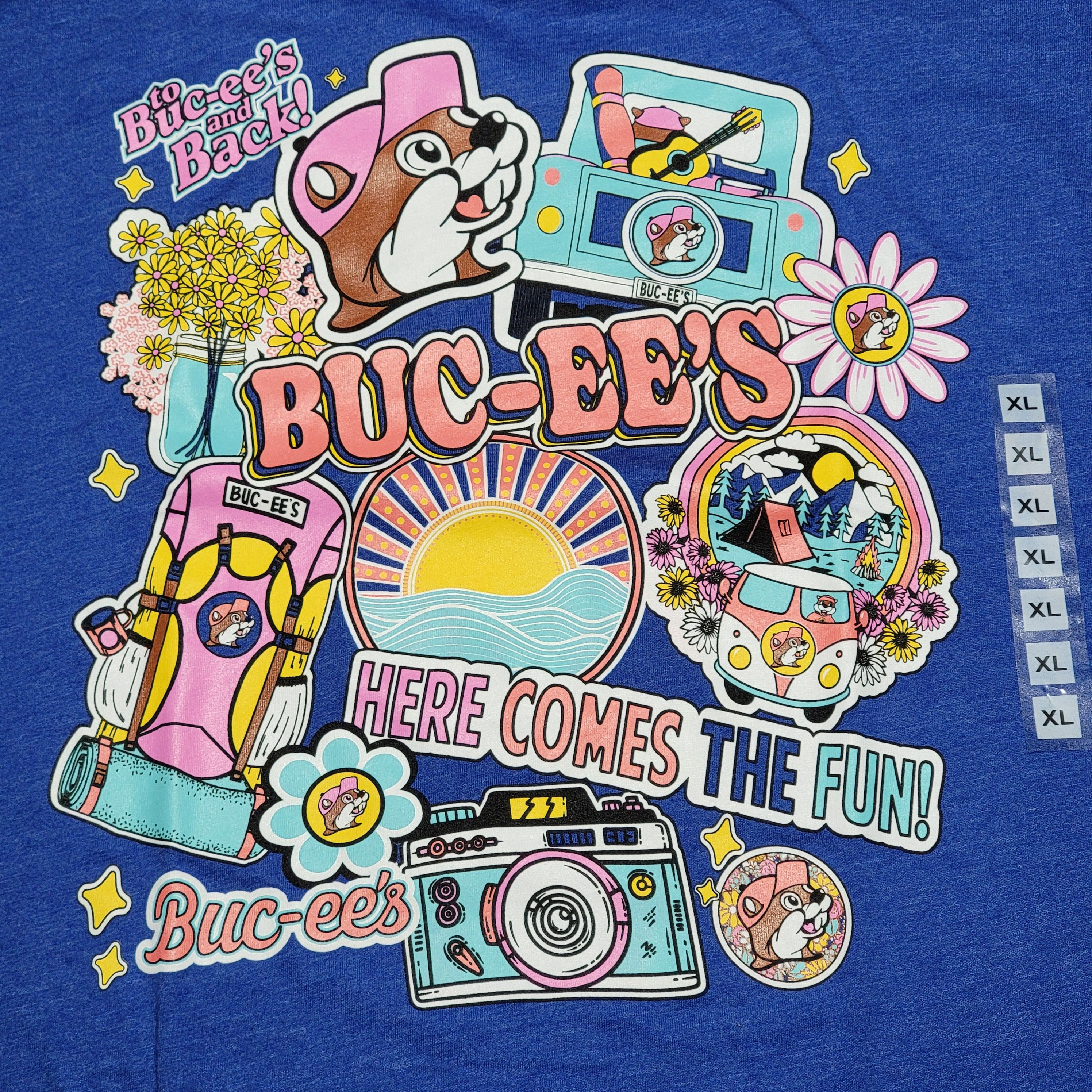 Other Buc-ee's SS Unisex Tee "Here Comes The Fun" - Size XL NWT Size XL / US 12-14 / IT 48-50 - 4 Thumbnail