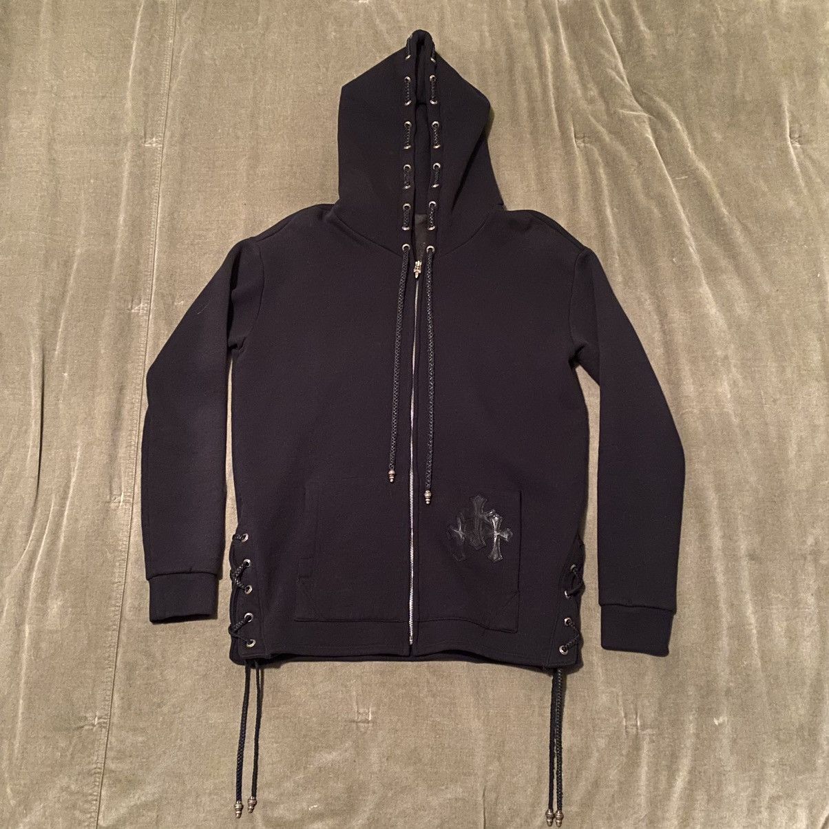 Chrome Hearts Chrome Hearts 1 of 1 Custom Order Grommet Zip Up Hoodie Size US S / EU 44-46 / 1 - 1 Thumbnail