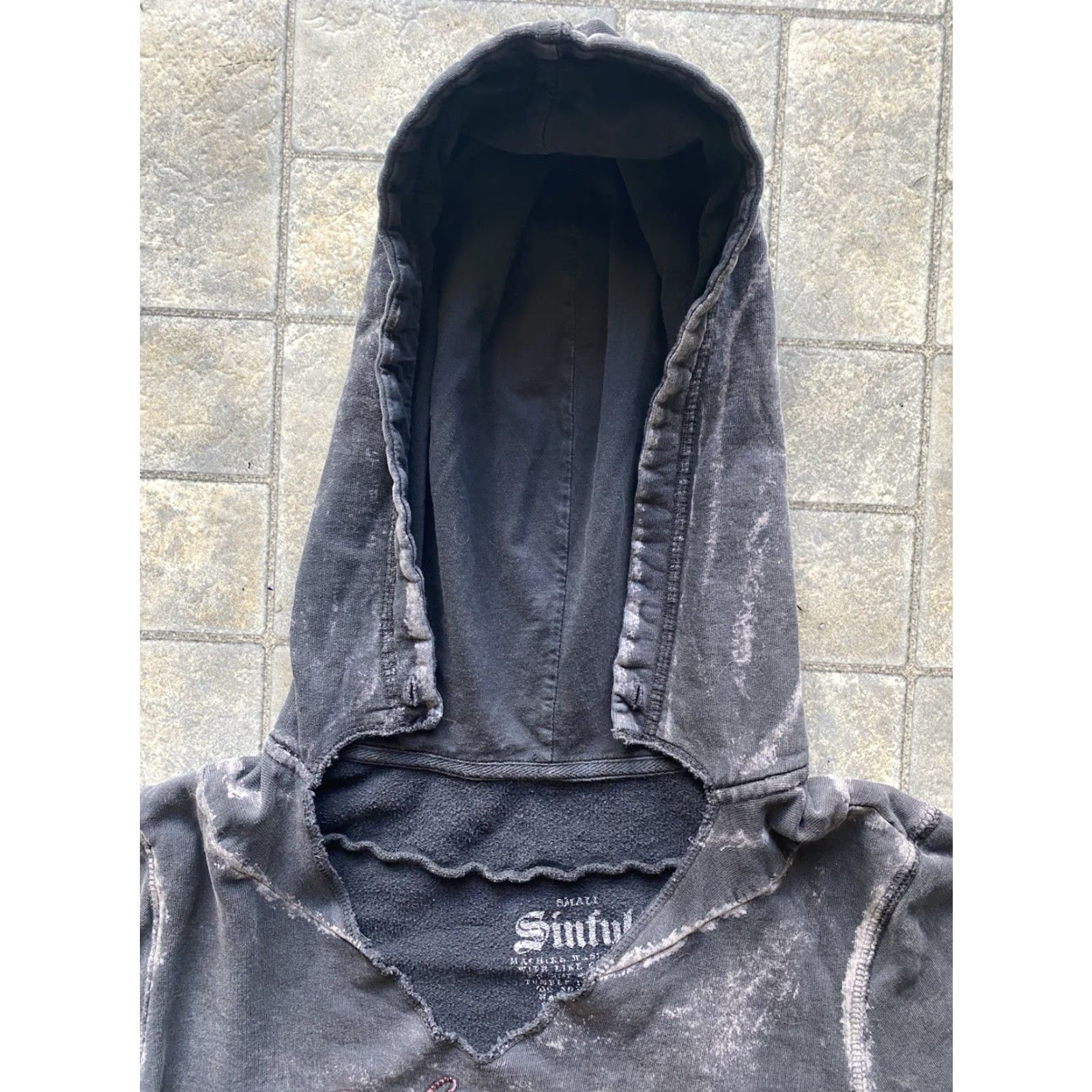 Logo 7 Sinful Women’s Hoodie Pullover Size S Logo Roses Y2K Love Pride Heart Cross Multicolor Womens Size S / US 4 / IT 40 - 5 Thumbnail