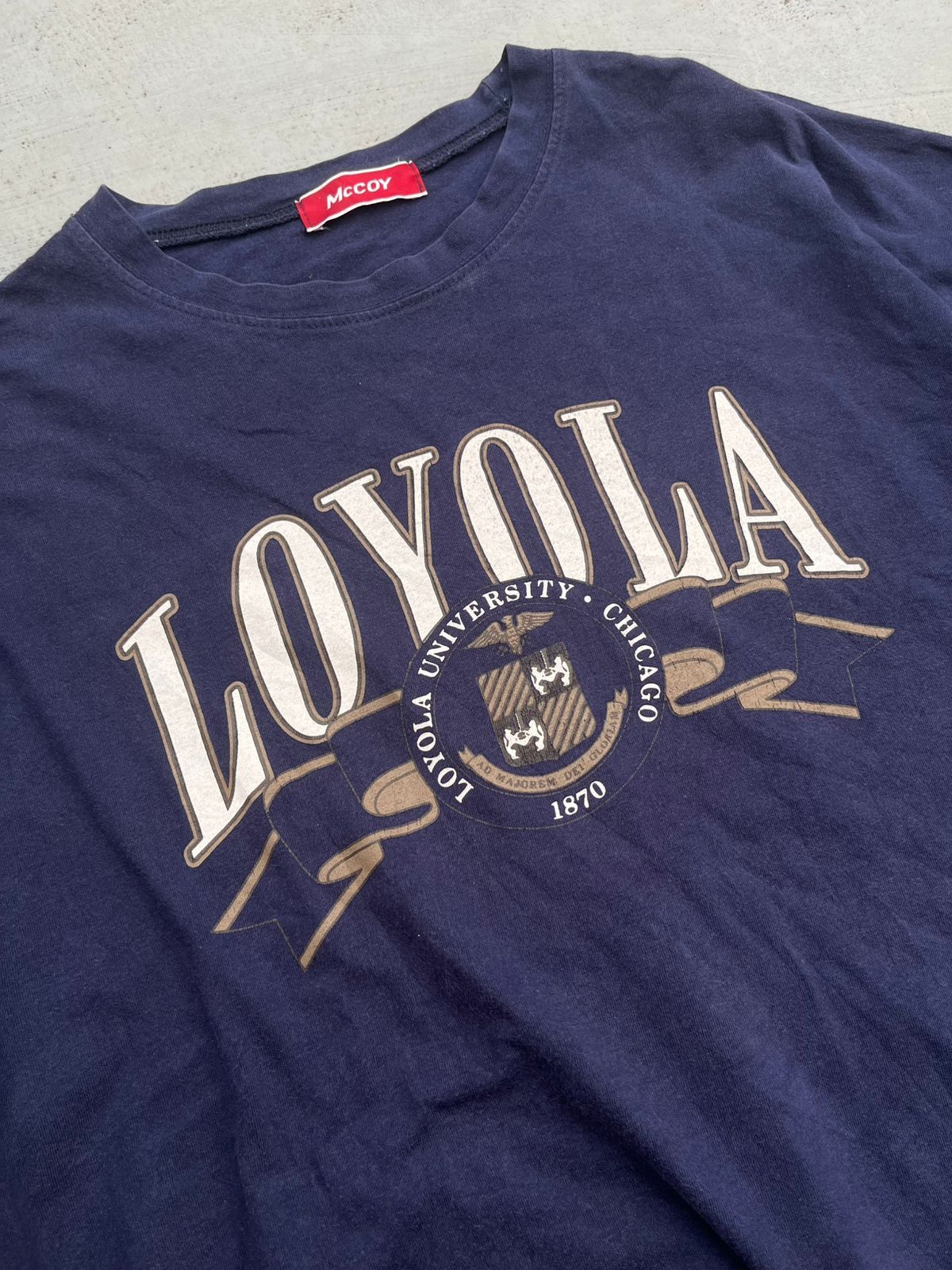 Japanese Brand McCoy Loyola University Chicago Tshirt Size US S / EU 44-46 / 1 - 2 Thumbnail