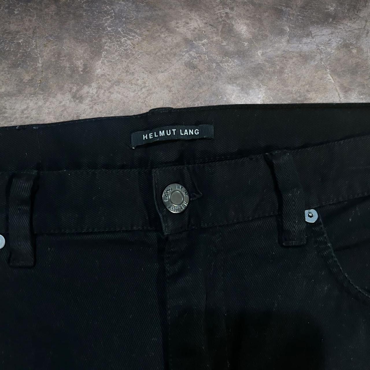 Helmut Lang Helmut Lang | black ripped slim fit denim | M Size 32x32 | Size US 32 / EU 48 - 2 Thumbnail