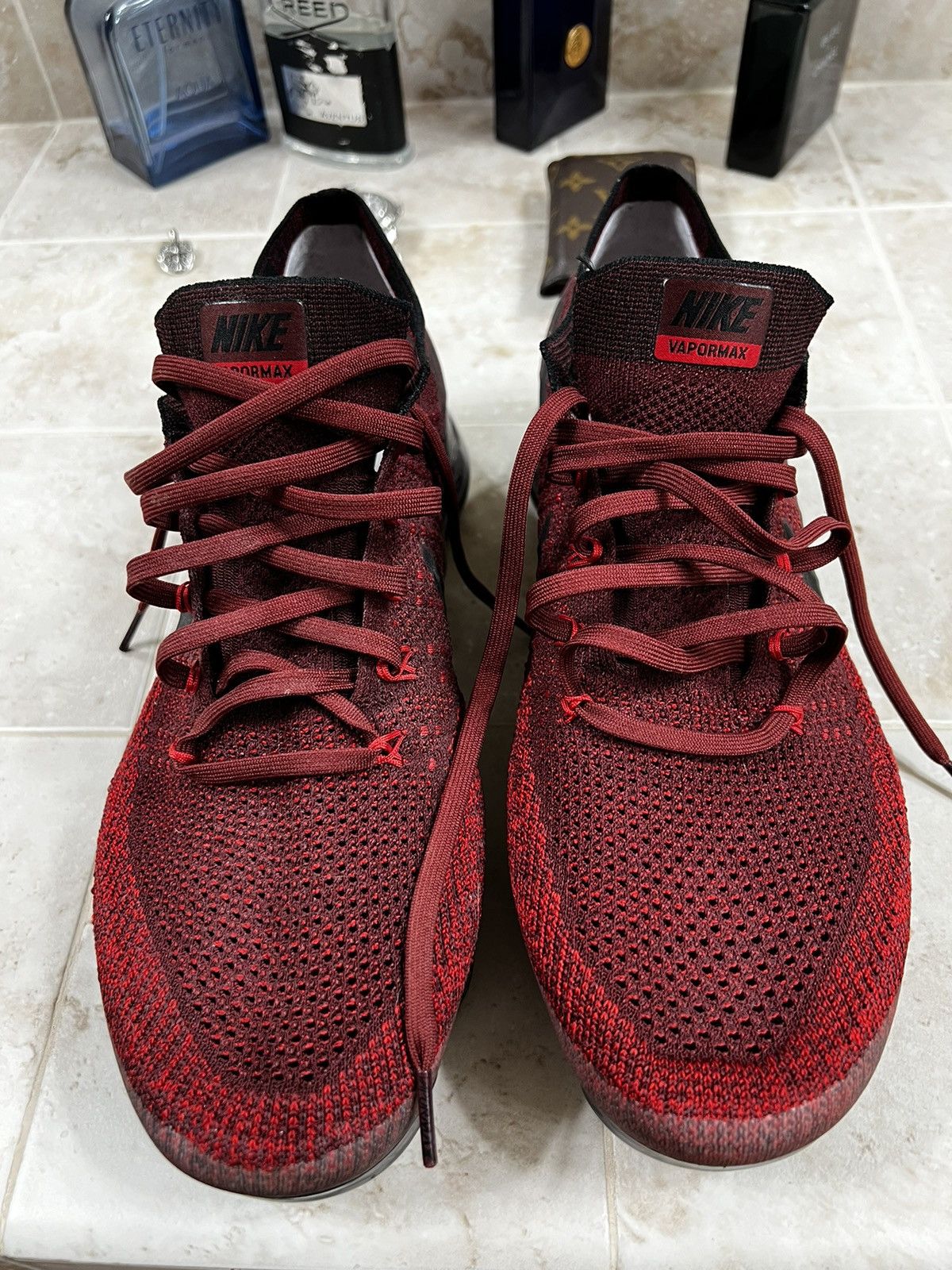 Nike Nike Air VaporMax Dark Team Red 2017 Size US 11 / EU 44 - 4 Thumbnail