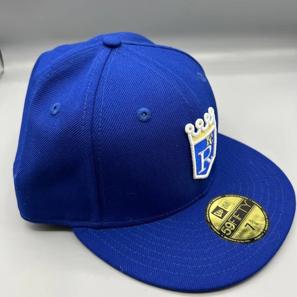 New Era Kansas City Royals Hat Men 7 5/8 59Fifty New Era Fitted Cap Size ONE SIZE - 3 Thumbnail