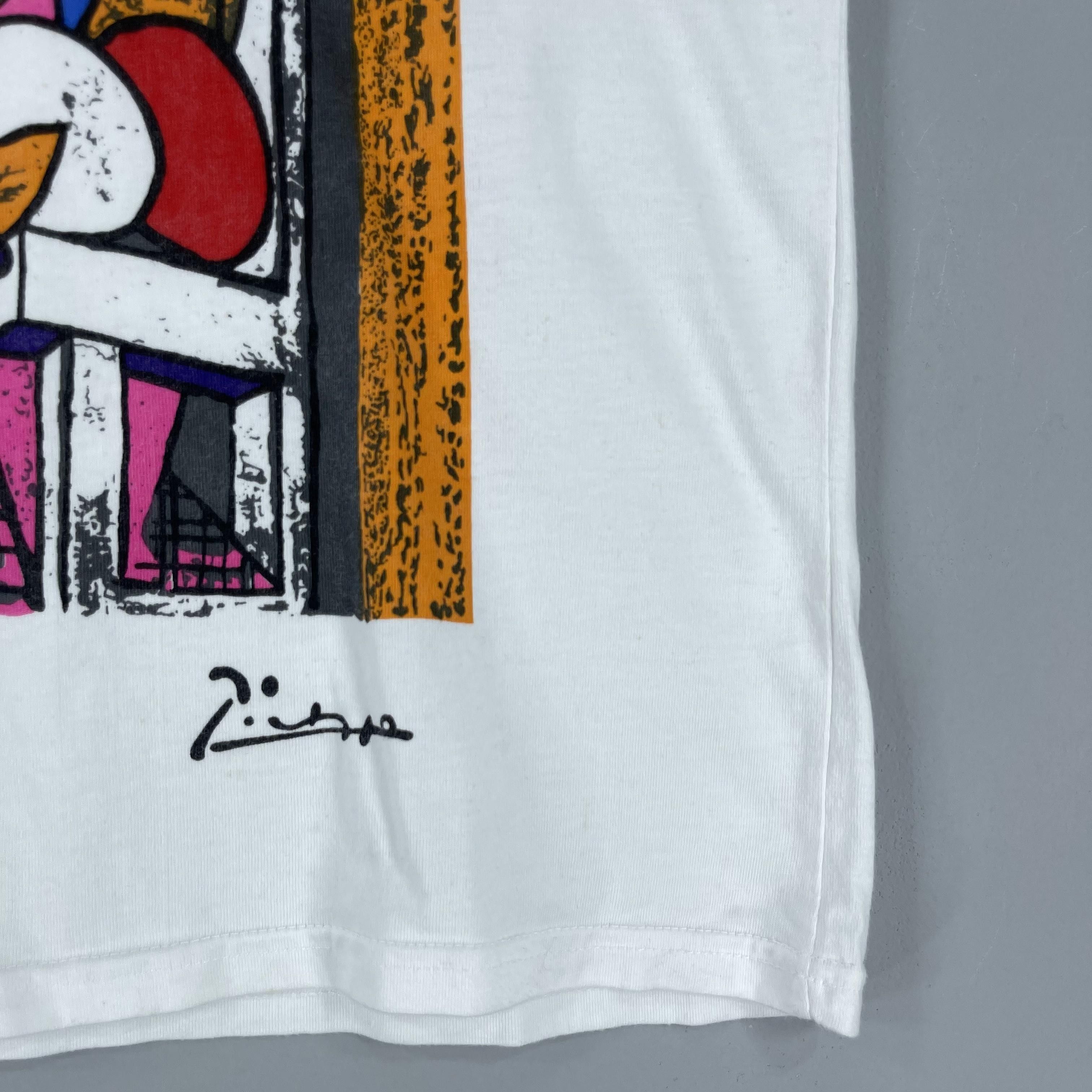 Art Comes First Vintage Pablo Picasso Art Collection Print T-Shirt Size US S / EU 44-46 / 1 - 7 Thumbnail