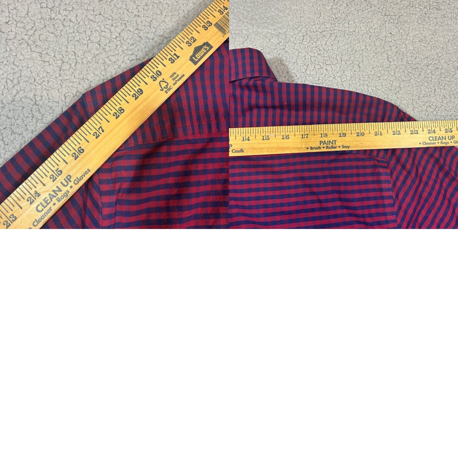 Brooks Brothers Brooks Brothers Men's Shirt Casual Button-Down Red Navy 3XLT Cotton Size US XXL / EU 58 / 5 - 8 Thumbnail